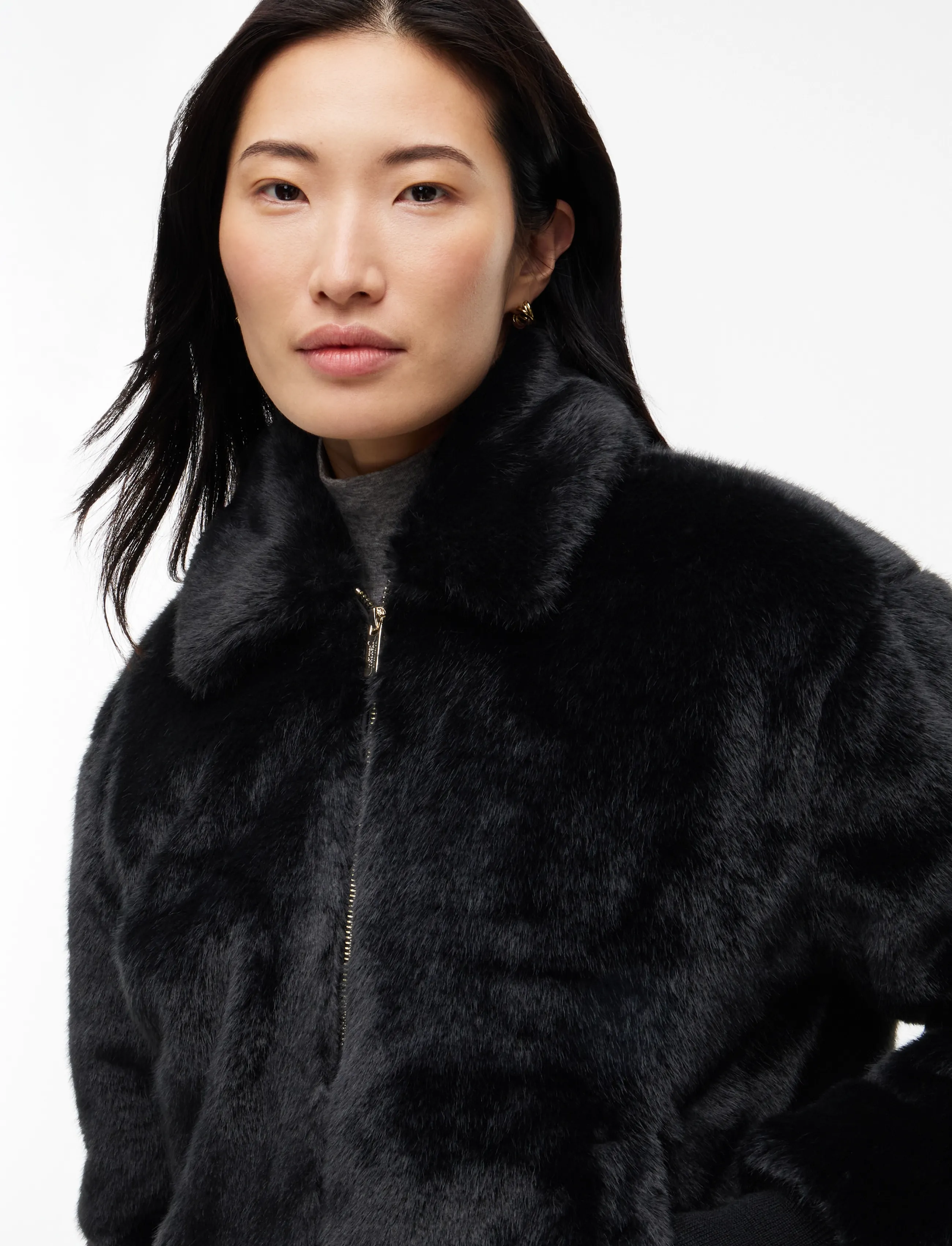 Tommy Jeans - TJW FAUX FUR JACKET EXT - kunstkarusnahk - black - 5