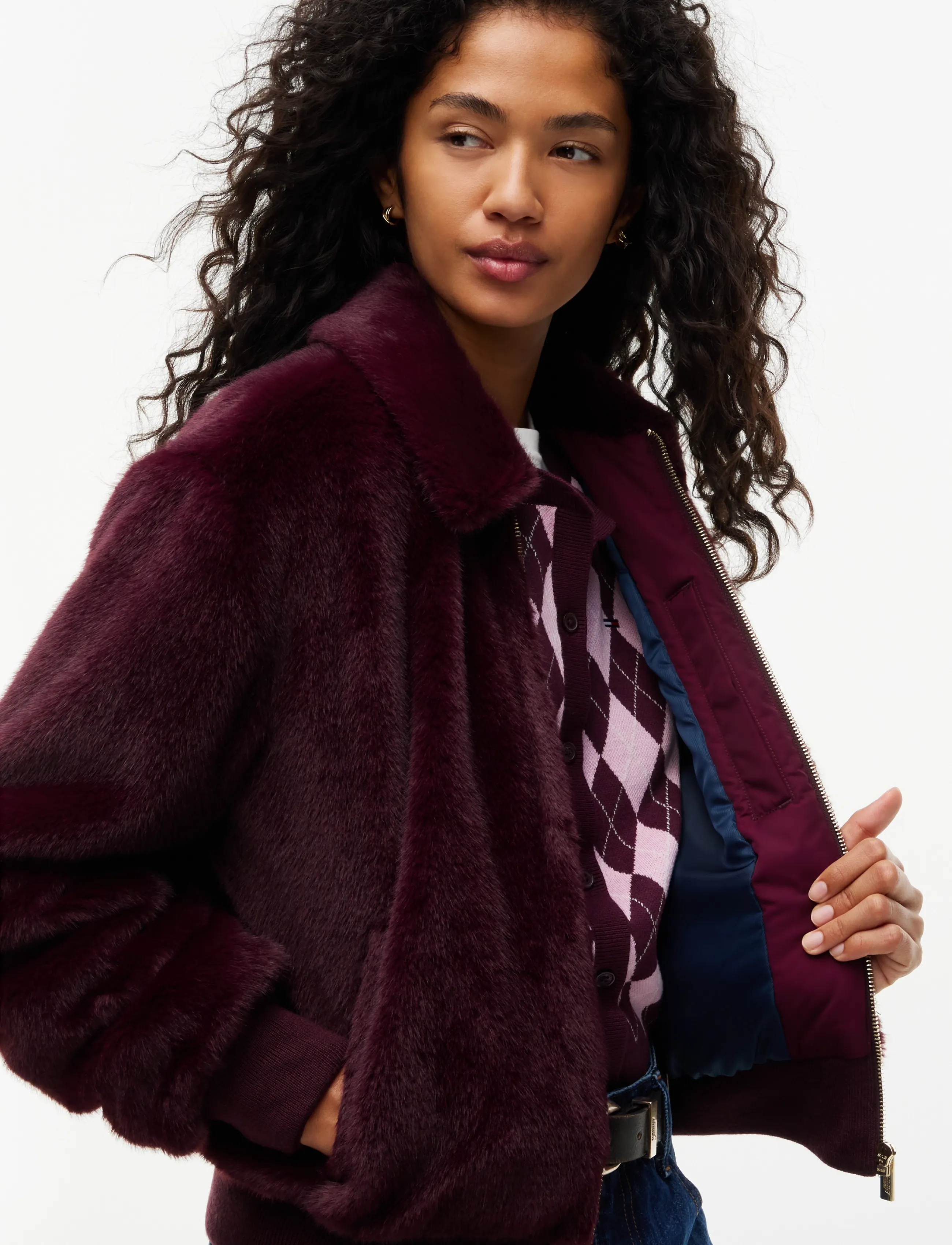 TOMMY JEANS Tjw Faux Fur Jacket Ext pälsjackor dam – bild 3