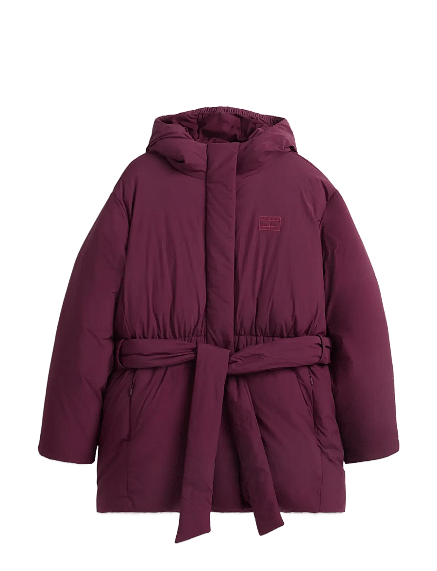 Tommy Jeans - TJW SMOOTH PADDING PUFFER EXT - winterjacken - calypso berry - 1