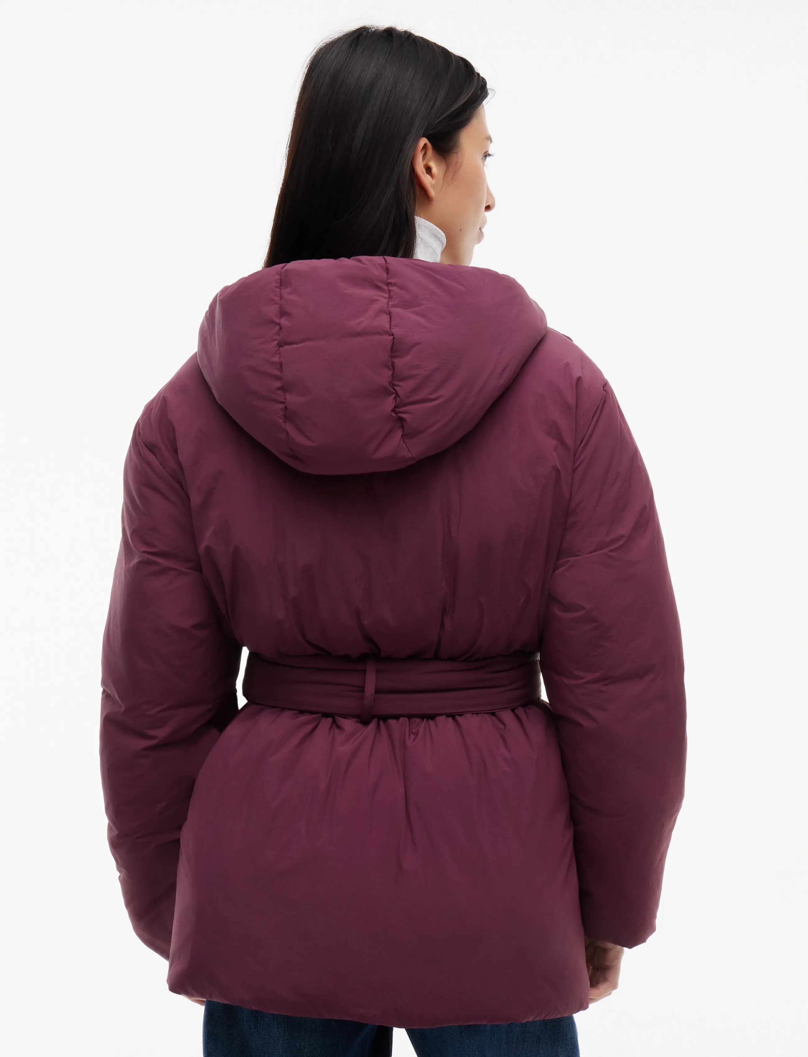 Tommy Jeans - TJW SMOOTH PADDING PUFFER EXT - winterjacken - calypso berry - 2