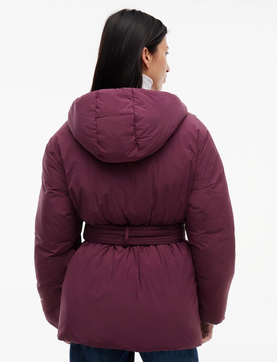 Tommy Jeans - TJW SMOOTH PADDING PUFFER EXT - winterjacken - calypso berry - 2