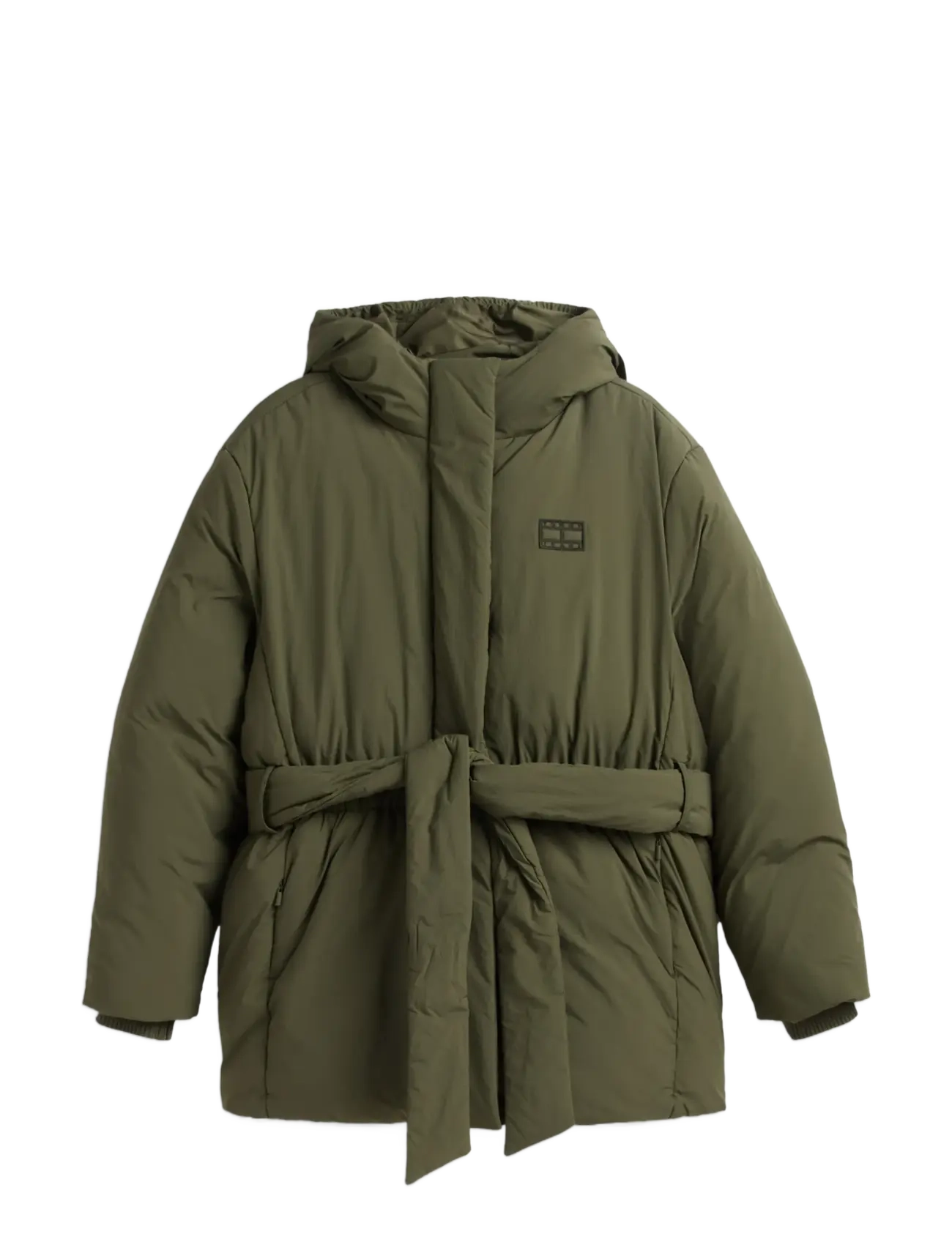 Tommy Jeans - TJW SMOOTH PADDING PUFFER EXT - talvejoped - dark greenery - 1