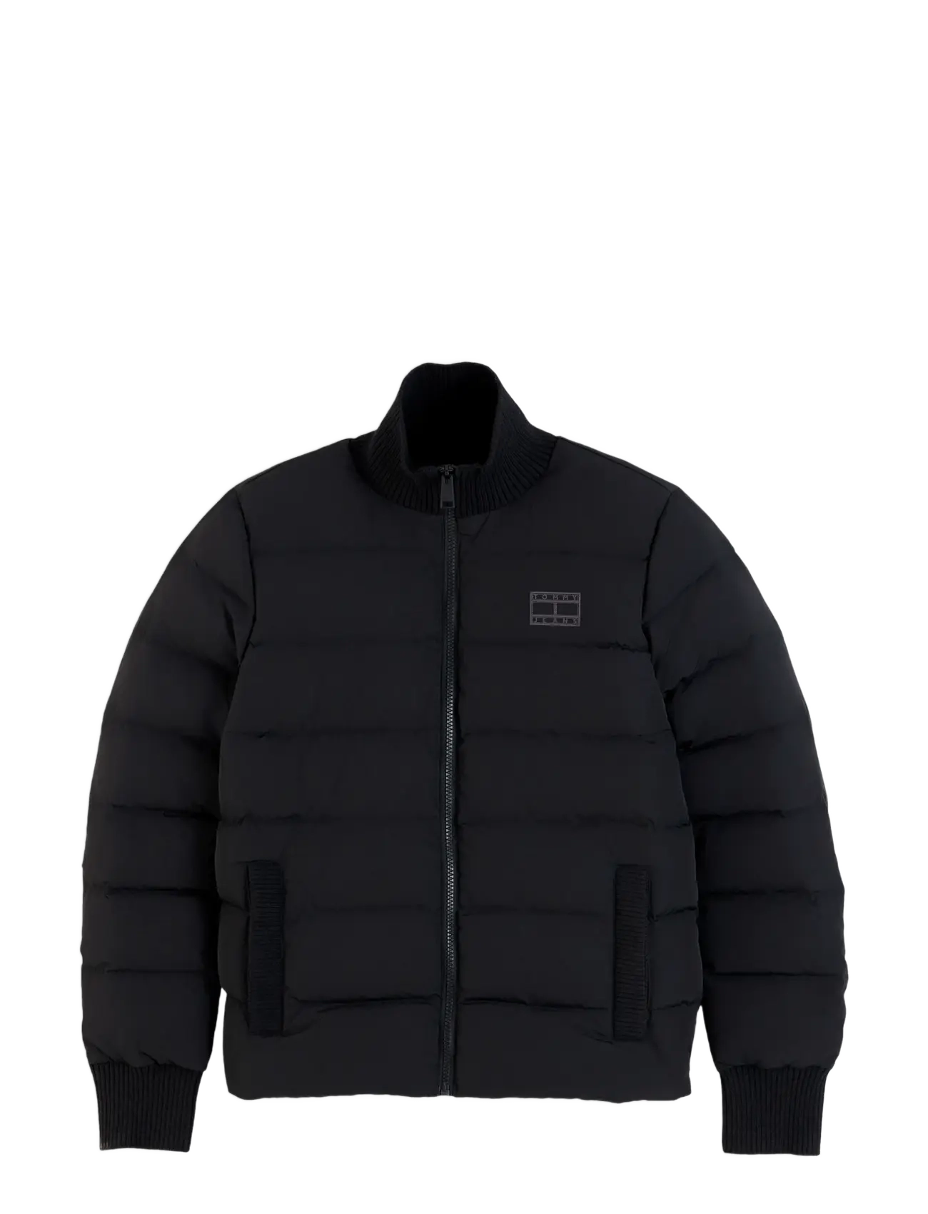 Tommy Jeans - TJW RIB SLIM PUFFER DOWN - black - 1