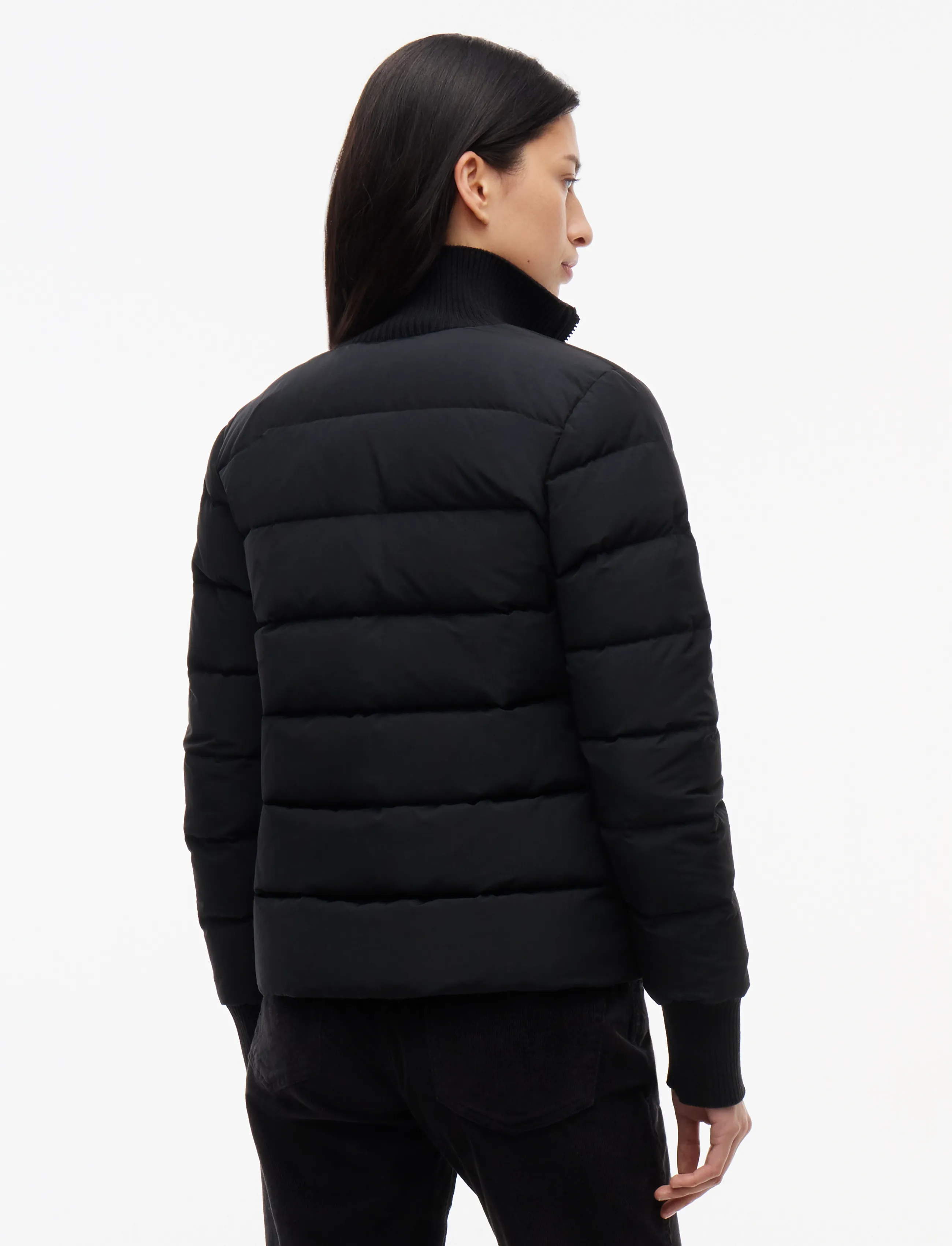 Tommy Jeans - TJW RIB SLIM PUFFER DOWN - black - 2