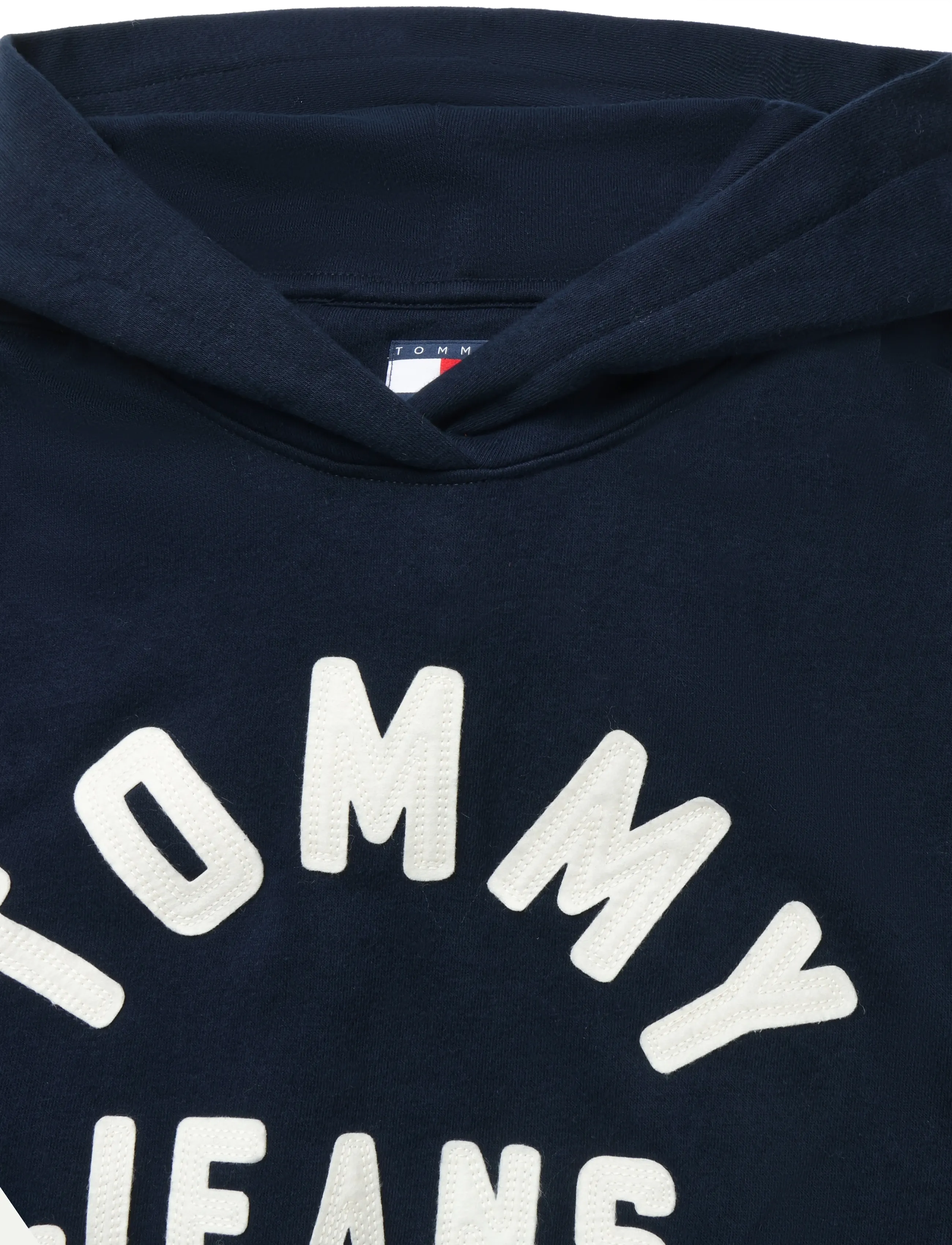 Tommy Jeans - TJW OVS SH TOMMY ARCH HOODIE - crop tops - dark blue - 2