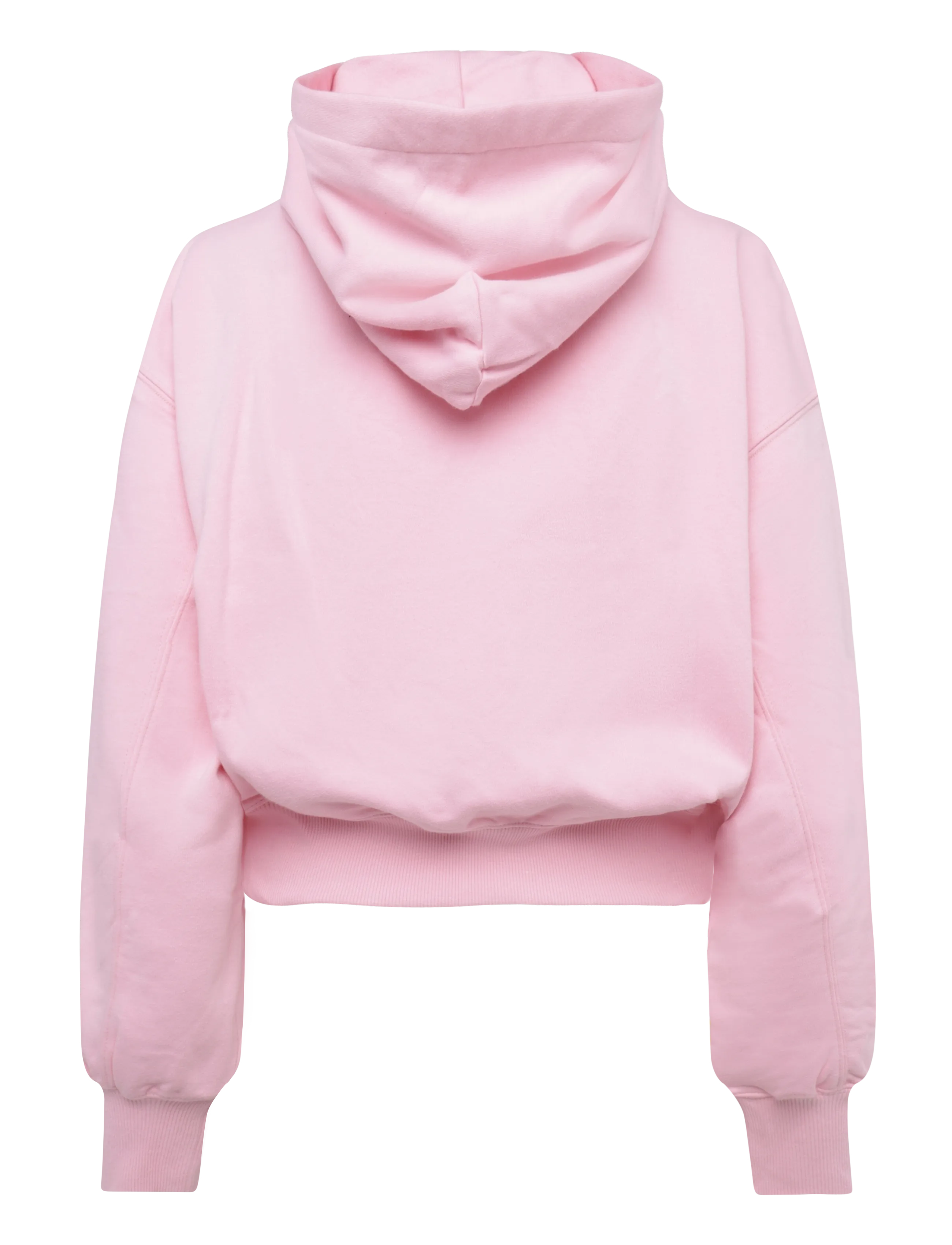 Tommy Jeans - TJW OVS SH TOMMY ARCH HOODIE - lühikesed topid - pink sugar - 1