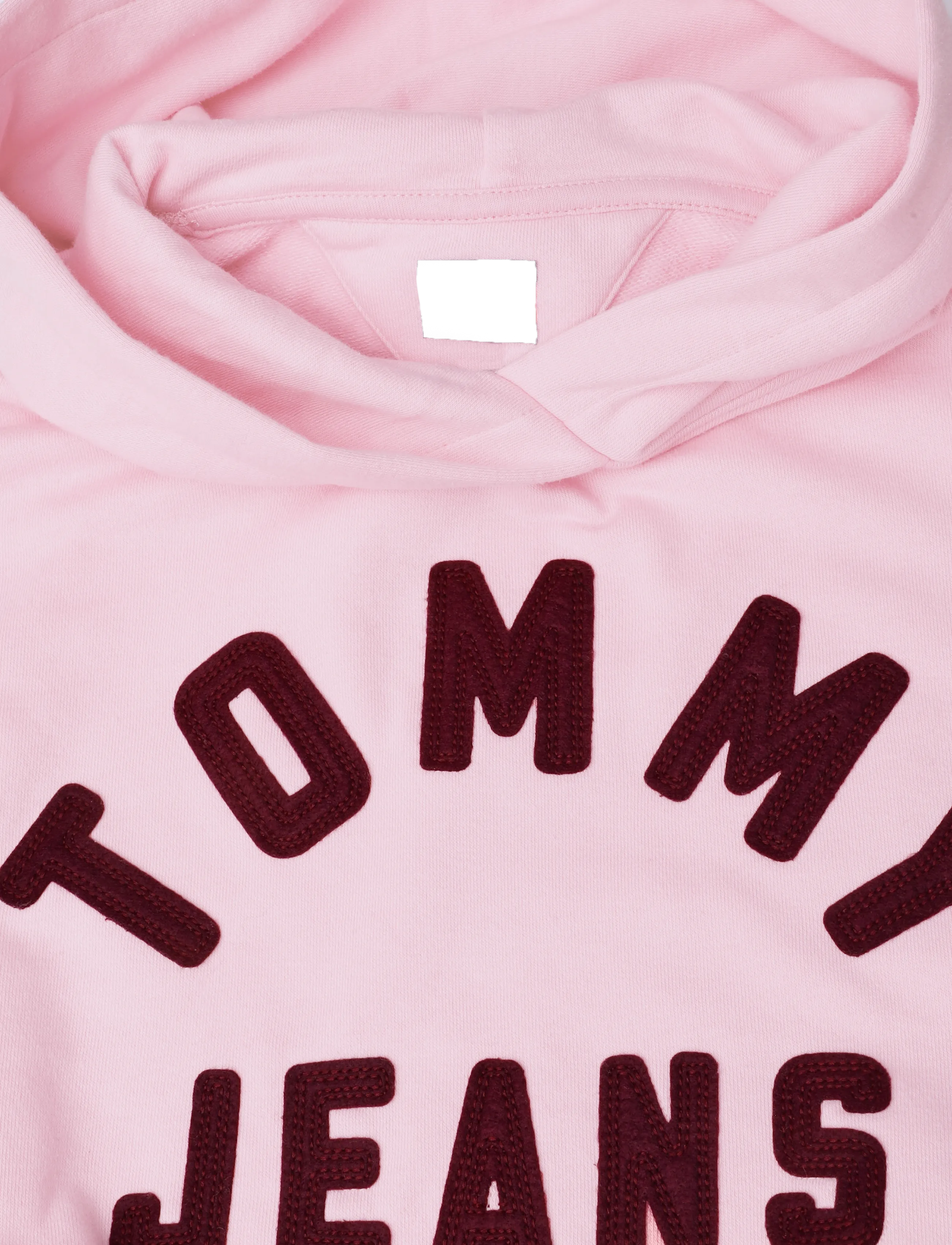 Tommy Jeans - TJW OVS SH TOMMY ARCH HOODIE - lühikesed topid - pink sugar - 2