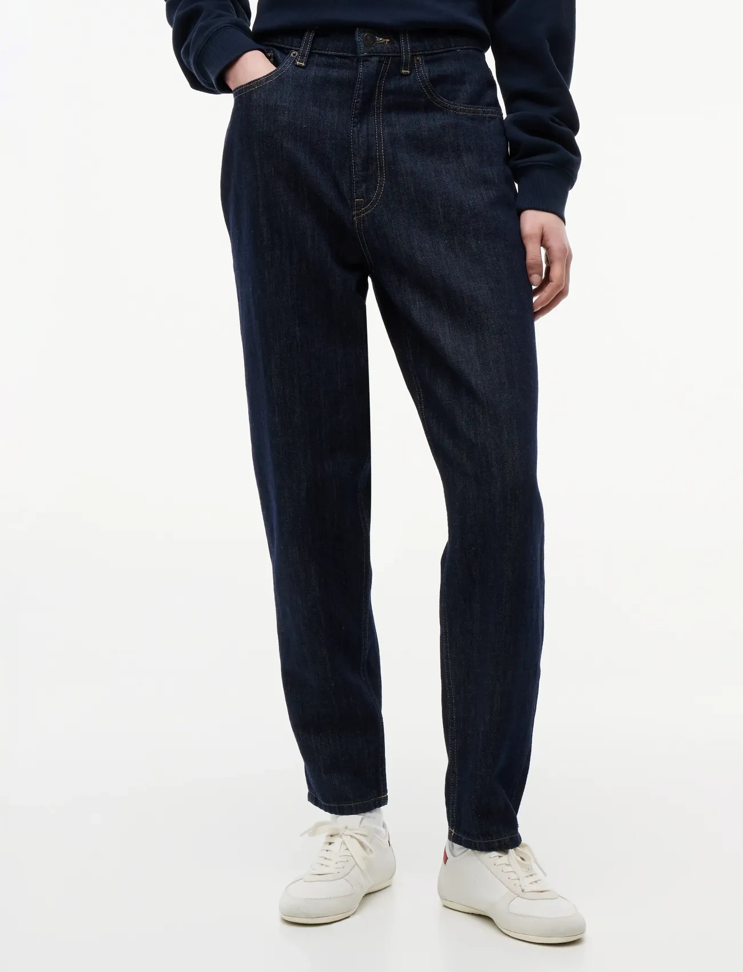 Tommy Jeans Mom Jean Uh Tpr Cj5056, 31 x 32, Navy, Jeans > Mor-Jeans, Dame