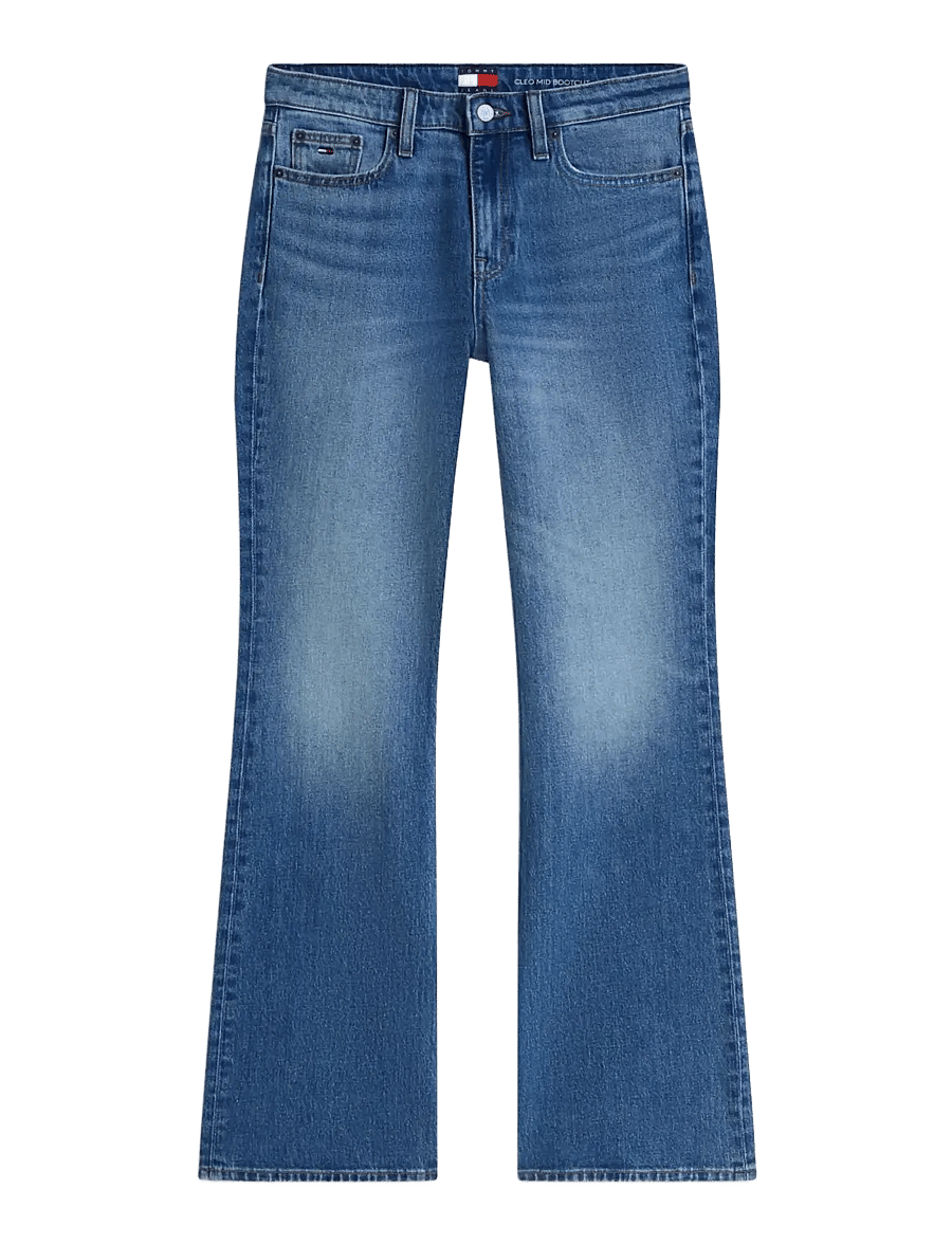 Tommy Jeans - CLEO MID BOOTCUT FLAP BJ0133 - bootcut jeans - denim medium - 1