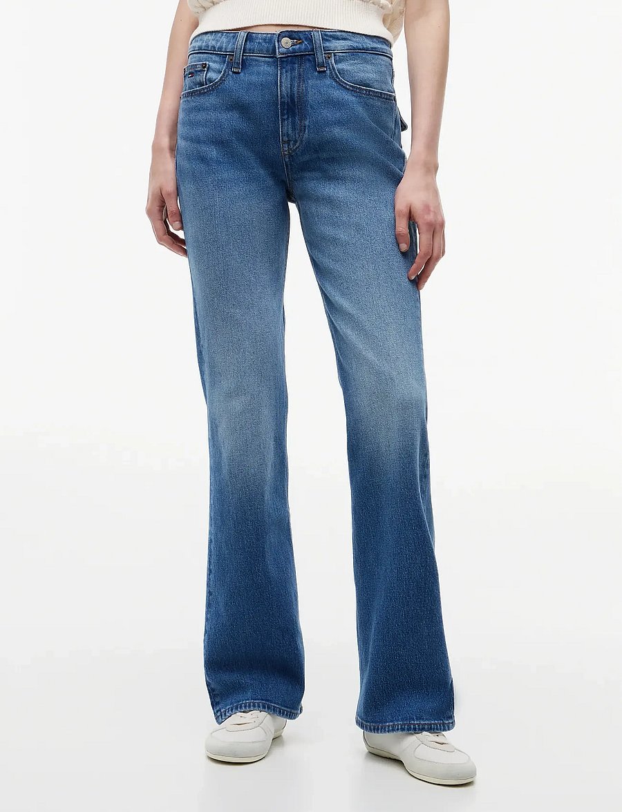 Tommy Jeans - CLEO MID BOOTCUT FLAP BJ0133 - bootcut jeans - denim medium - 0