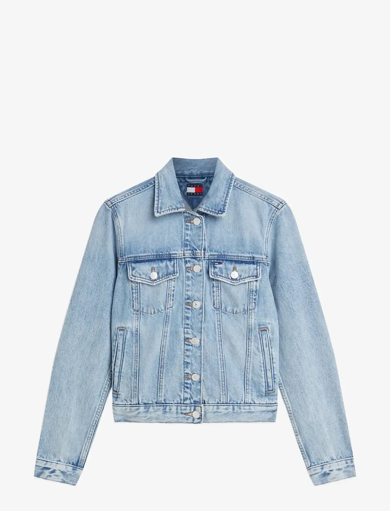 Tommy Jeans - CLASSIC TRCKR JACKET EXT CJ8019 - frühlingsjacken - denim light - 1