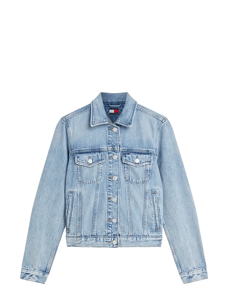Tommy Jeans - CLASSIC TRCKR JACKET EXT CJ8019 - frühlingsjacken - denim light - 1