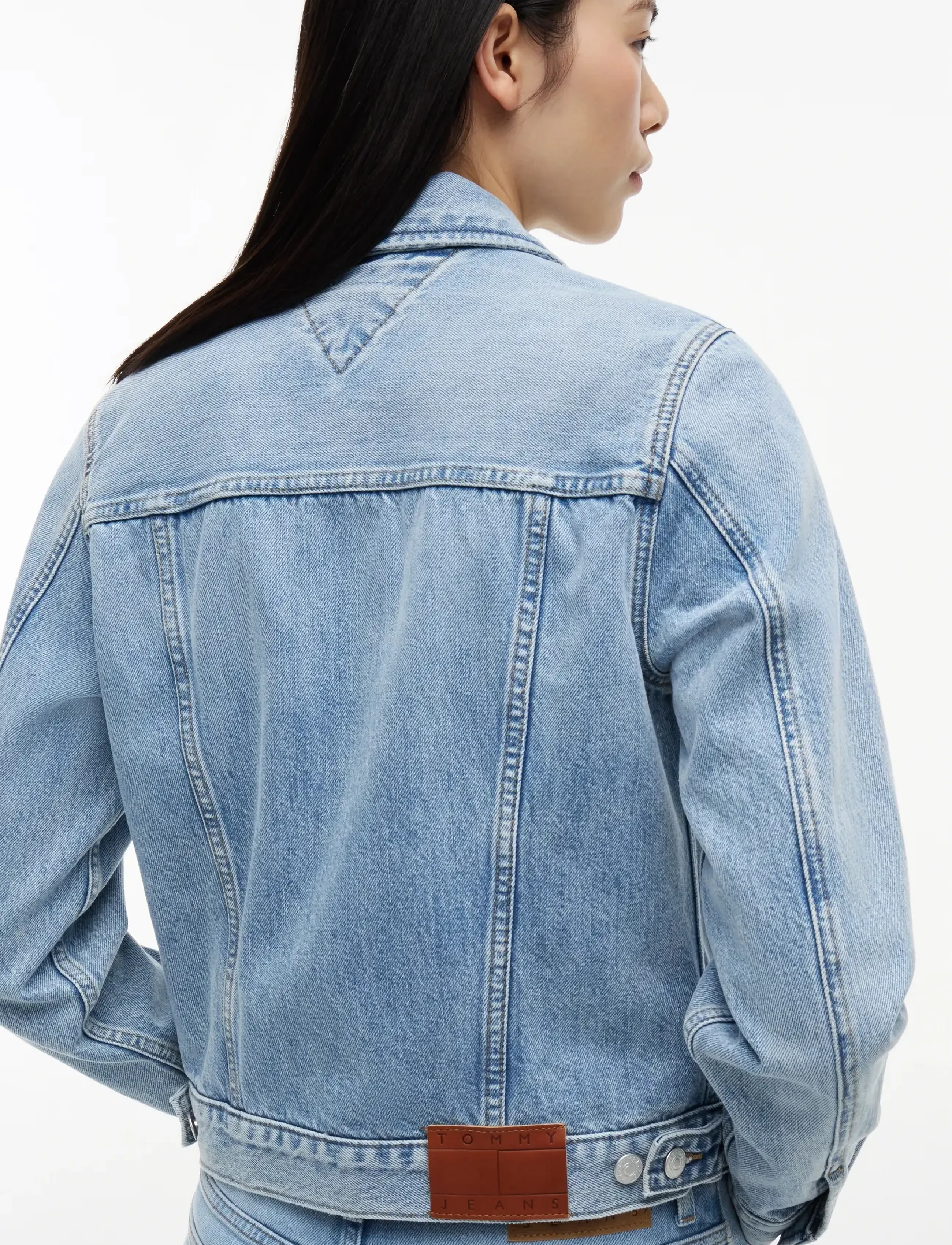Tommy Jeans - CLASSIC TRCKR JACKET EXT CJ8019 - kevadjoped - denim light - 3