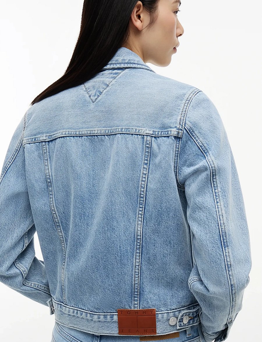Tommy Jeans - CLASSIC TRCKR JACKET EXT CJ8019 - kevadjoped - denim light - 3