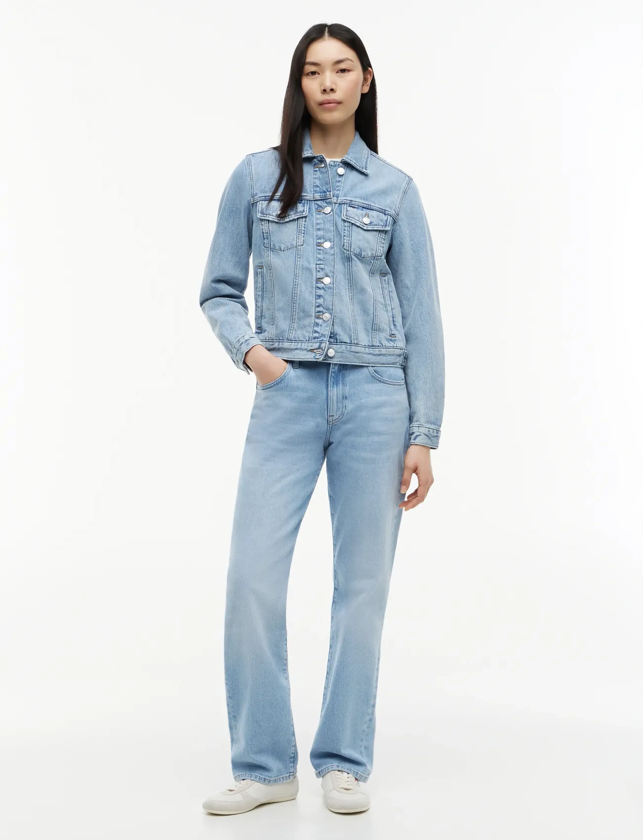 Tommy Jeans - CLASSIC TRCKR JACKET EXT CJ8019 - kevadjoped - denim light - 4