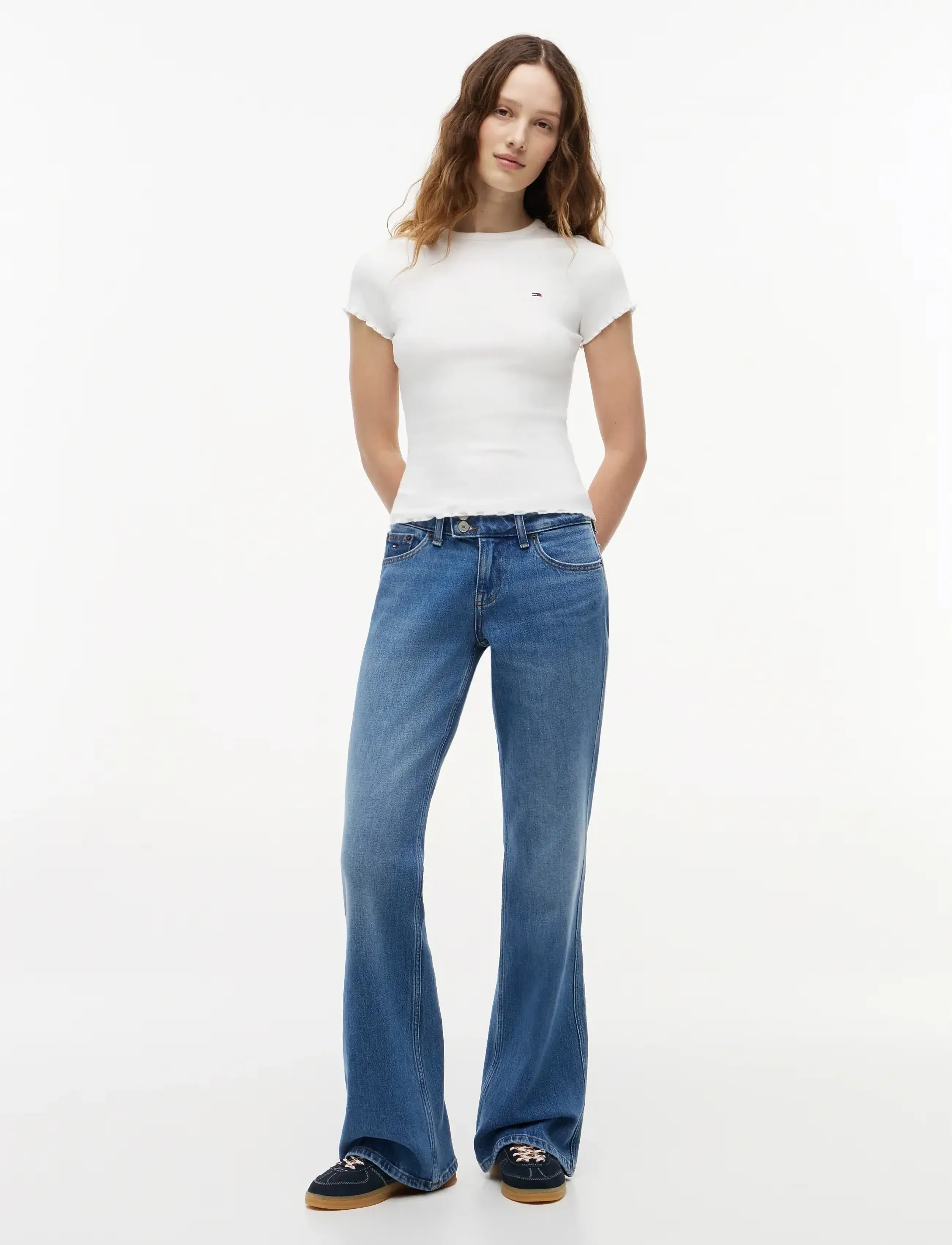Tommy Jeans - SIA LOW BOOTCUT BJ0133 - bootcut jeans - denim medium - 3