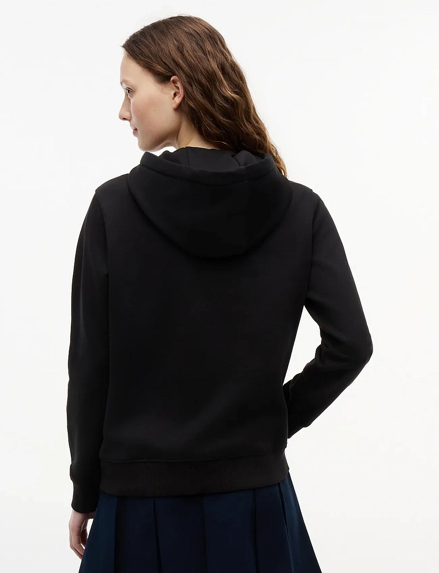 Tommy Jeans - TJW REG US LINEAR HOODIE - kapuzenpullover - black - 2