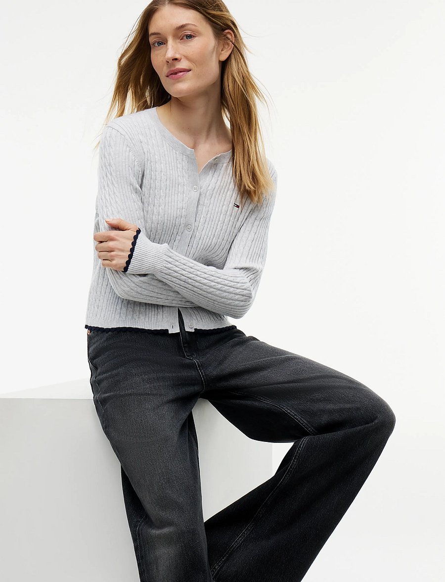 Tommy Jeans - CLAIRE HIGH RISE WIDE DJ0187 - wide leg jeans - denim black - 5