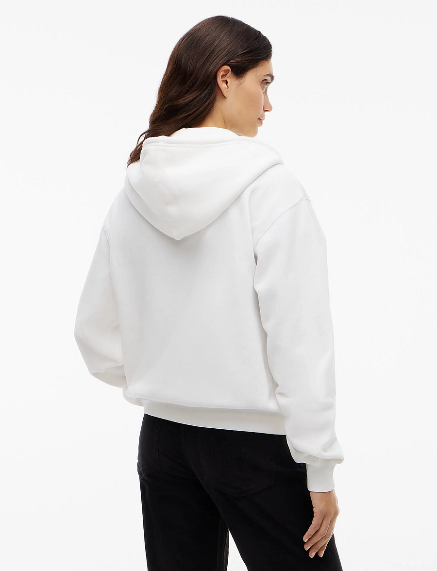 Tommy Jeans - TJW BADGE ZIP THROUGH EXT - leichte jacken - ecru - 2