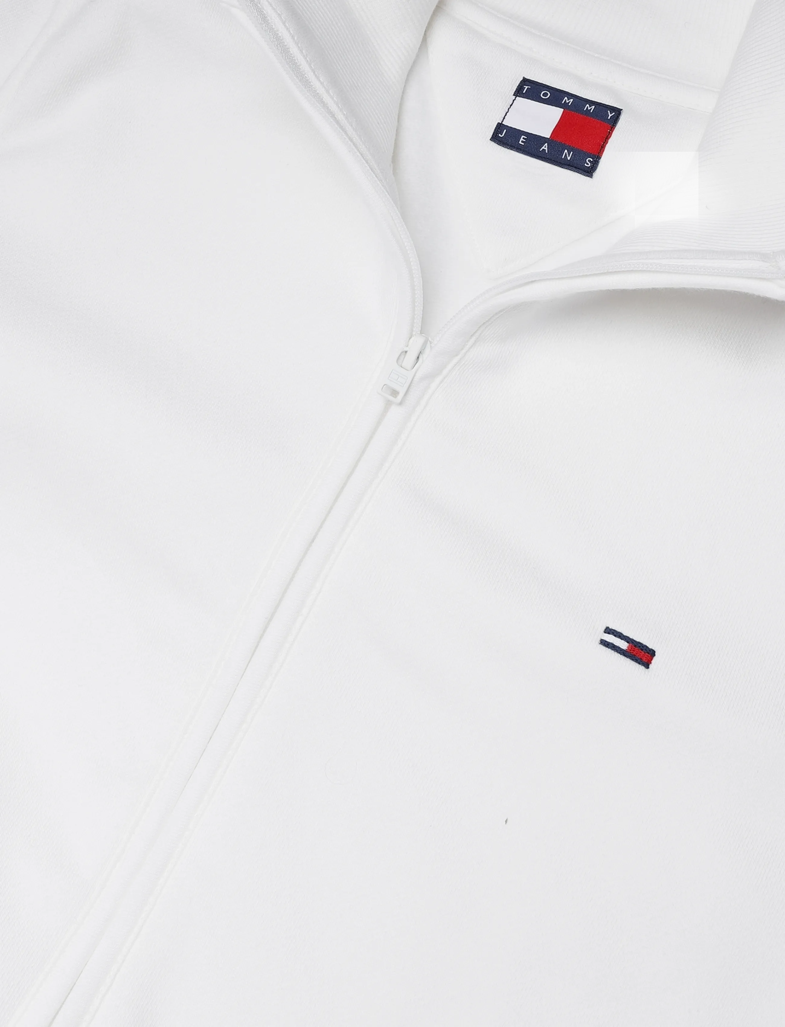 Tommy Jeans - TJW S FLAG FITTED ZIP THRU EXT - sweatshirts - ecru - 2