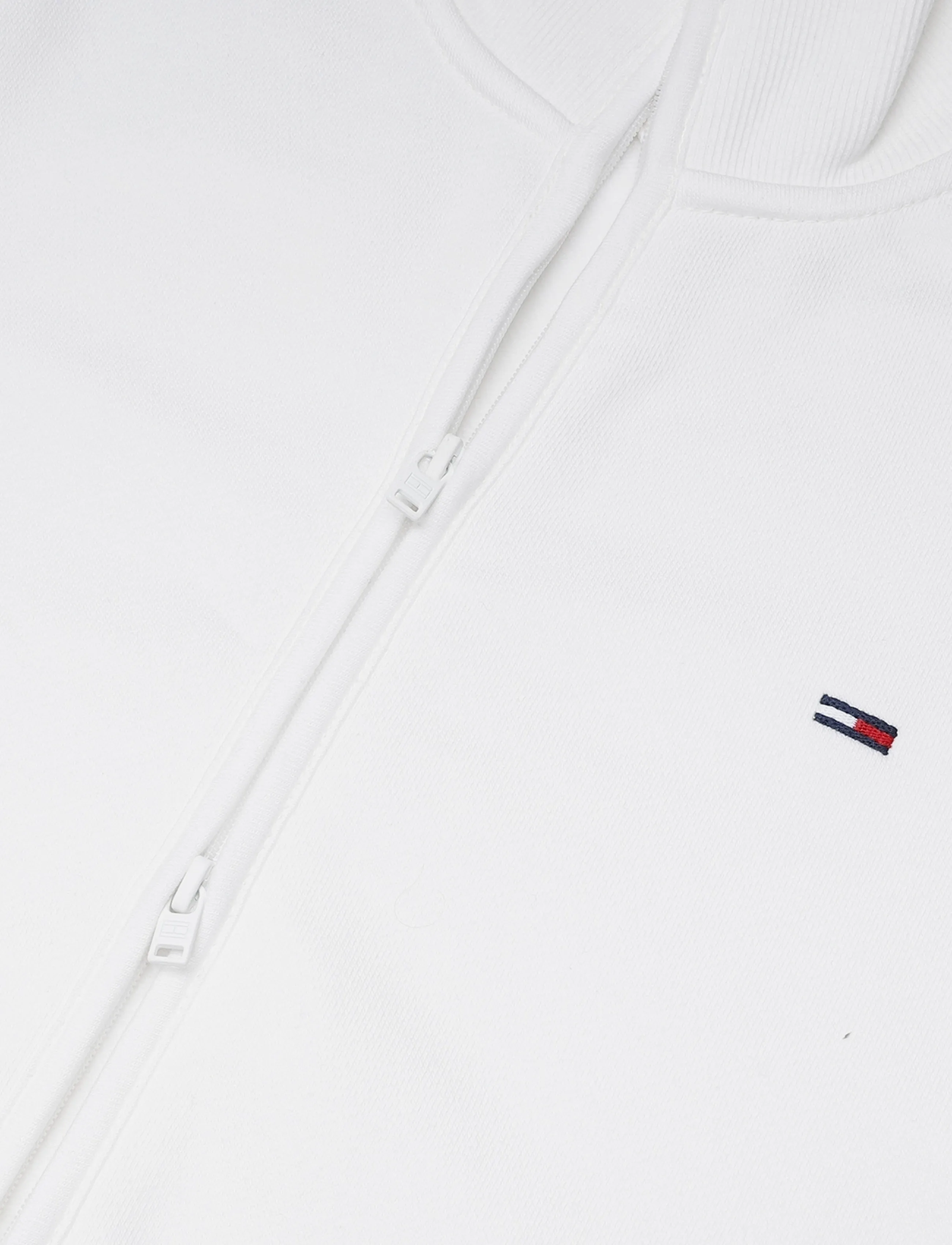 Tommy Jeans - TJW S FLAG FITTED ZIP THRU EXT - sweatshirts - ecru - 3