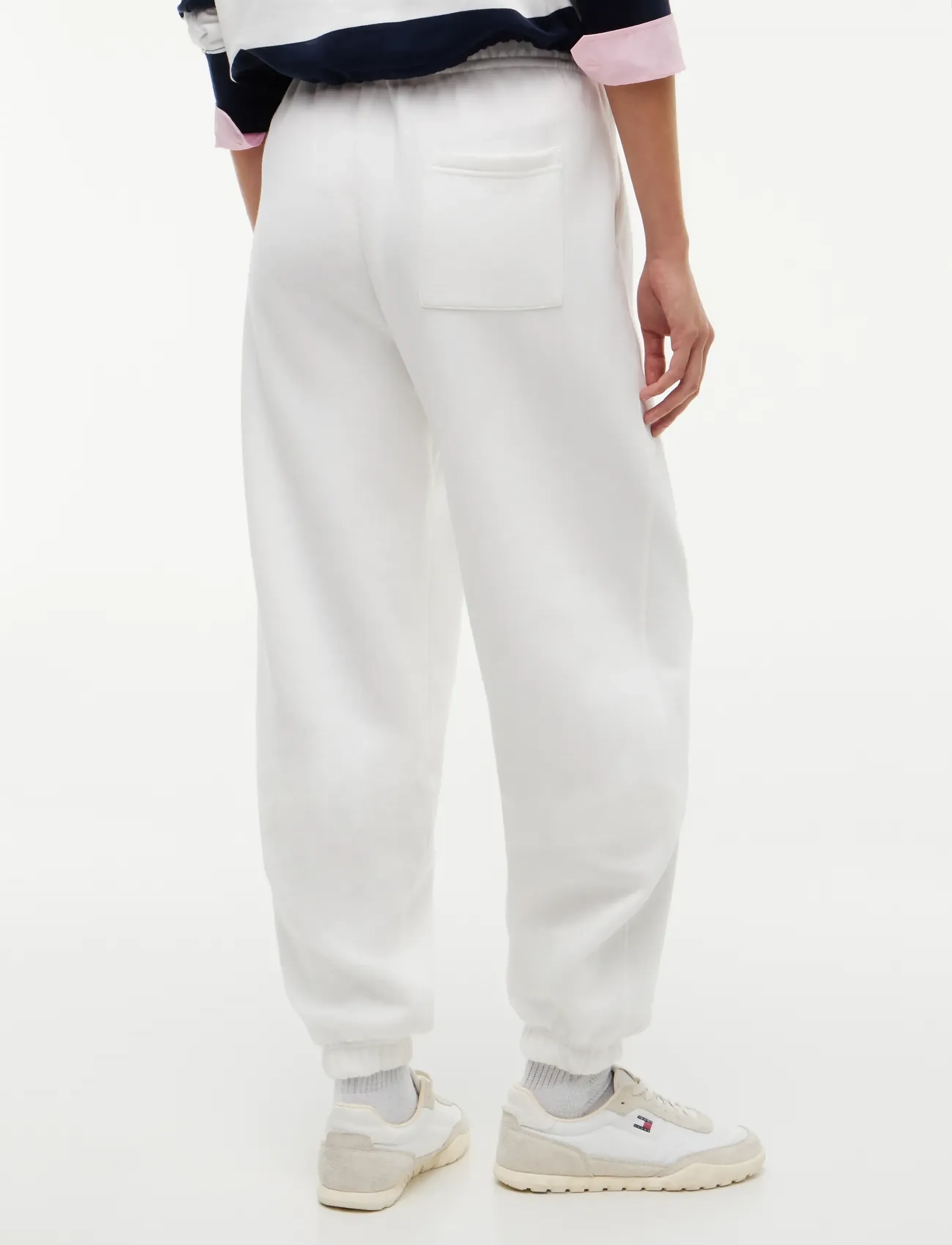 Tommy Jeans - TJW BADGE SWEATPANTS - vardagsstil - ecru - 2