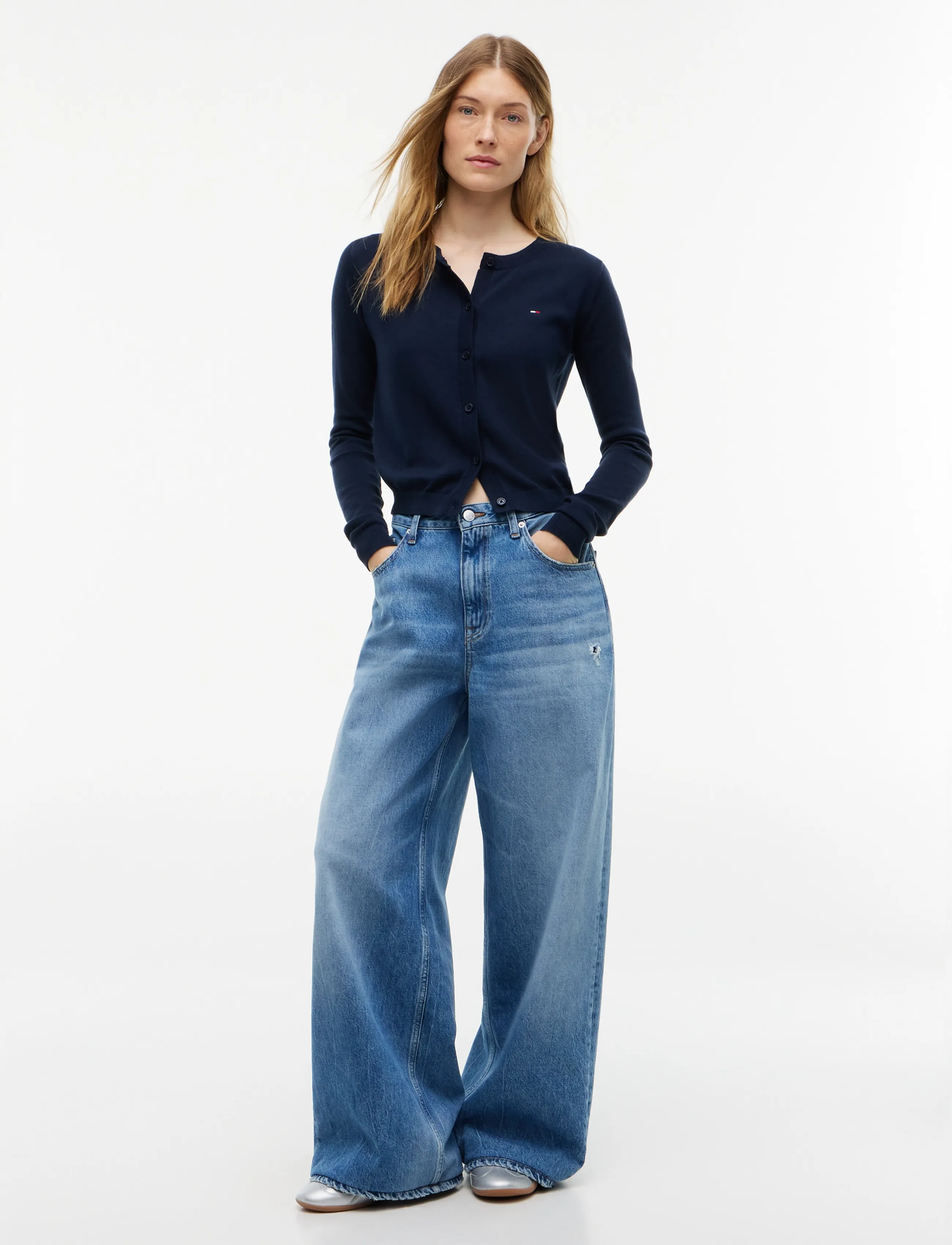 Tommy Jeans - CHARLIE MID RISE LOOSE DJ2035 - denim medium - 4