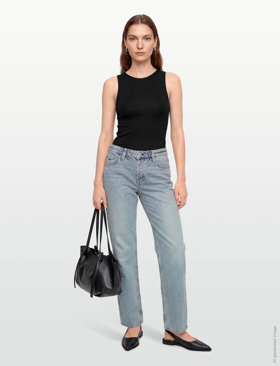 Tommy Jeans - SOPHIE LW STR CBF BJA110 - regular jeans - denim light - 0