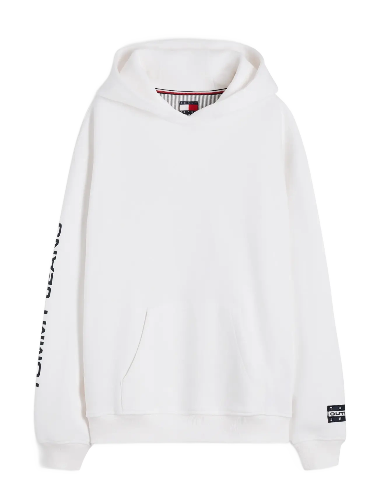 Tommy Jeans TJW OUTDOORS HOODIE - Kapuzenpullover - ECRU / cream