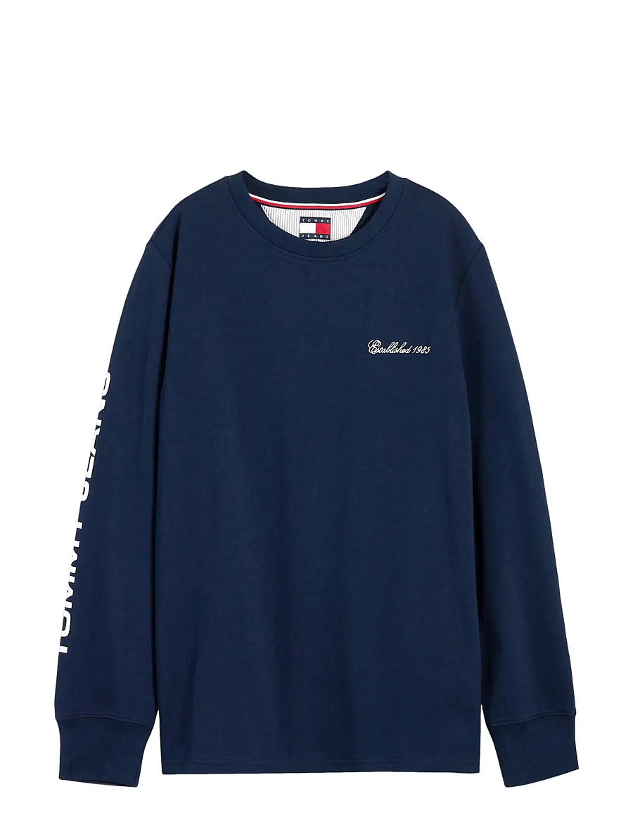 Tommy Jeans - TJW OUTDOORS TEE - hverdags stil - dark blue - 1