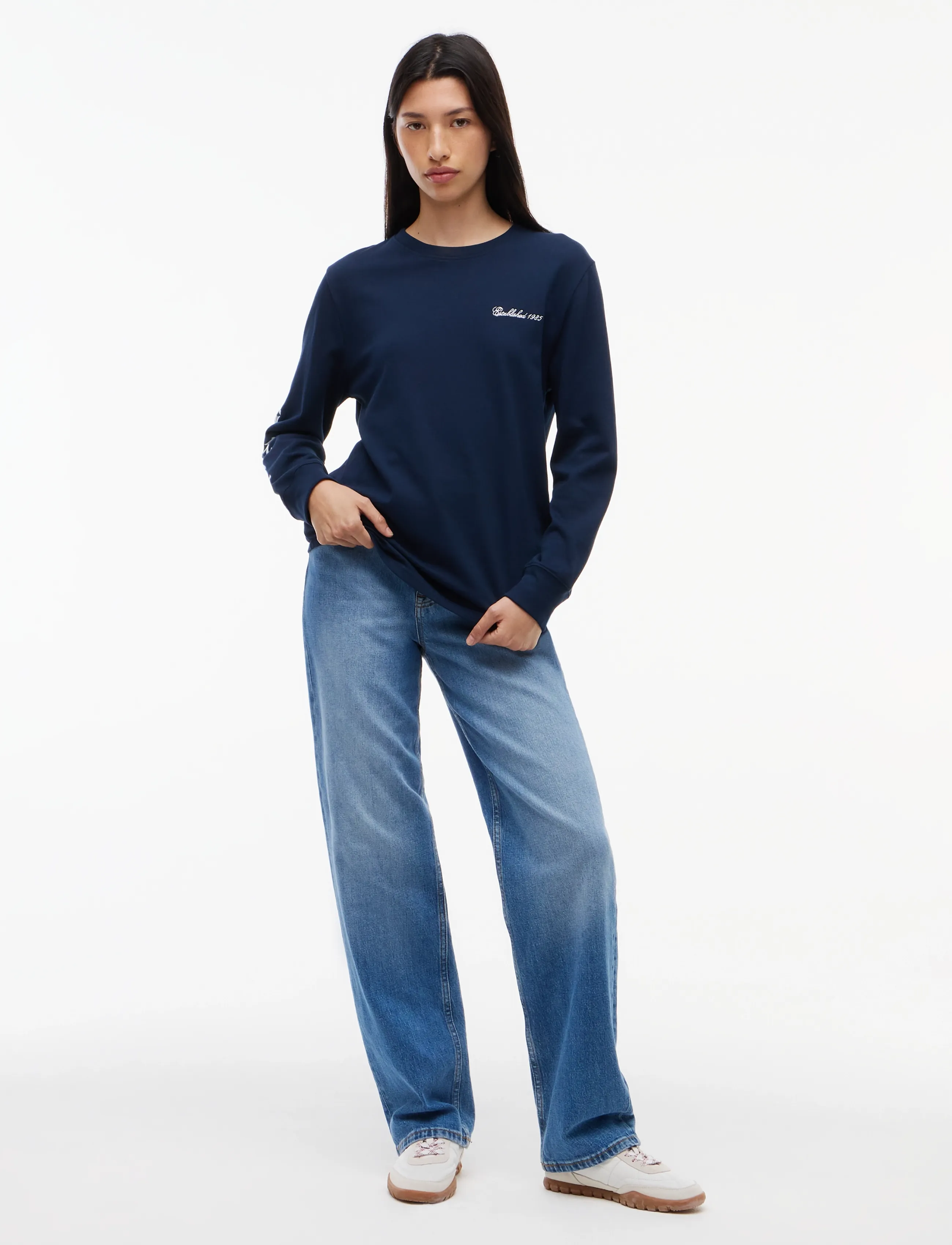 Tommy Jeans - TJW OUTDOORS TEE - sweatshirts - dark blue - 4