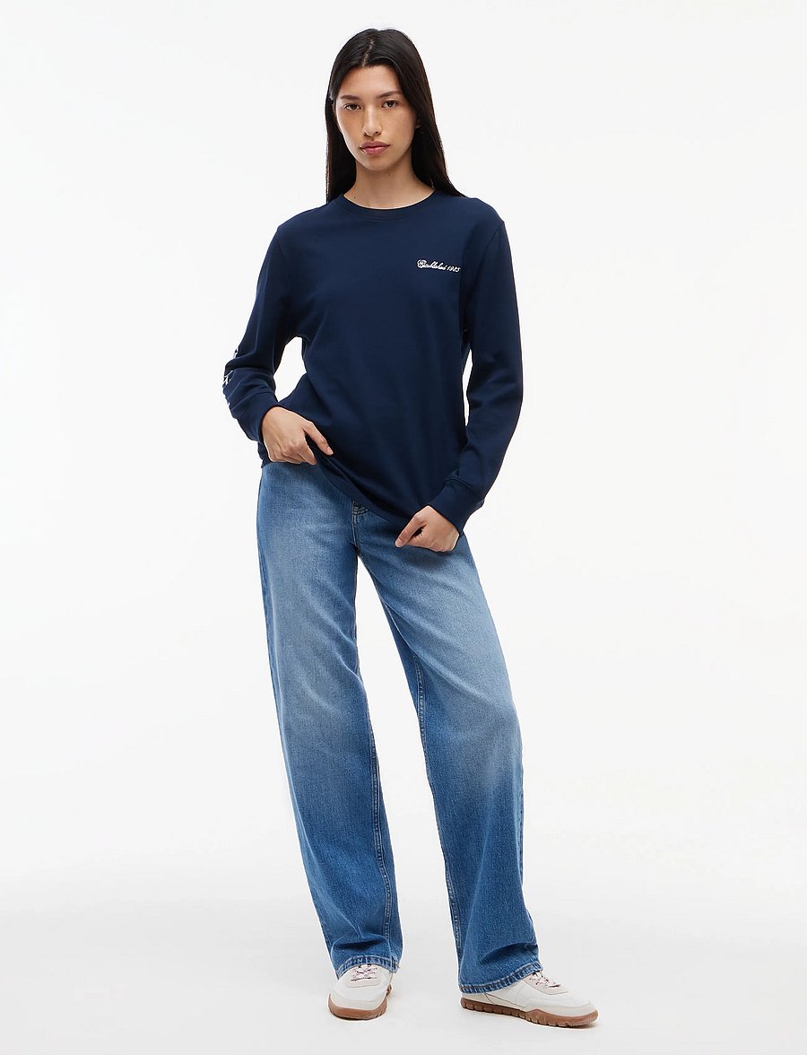 Tommy Jeans - TJW OUTDOORS TEE - hverdags stil - dark blue - 4