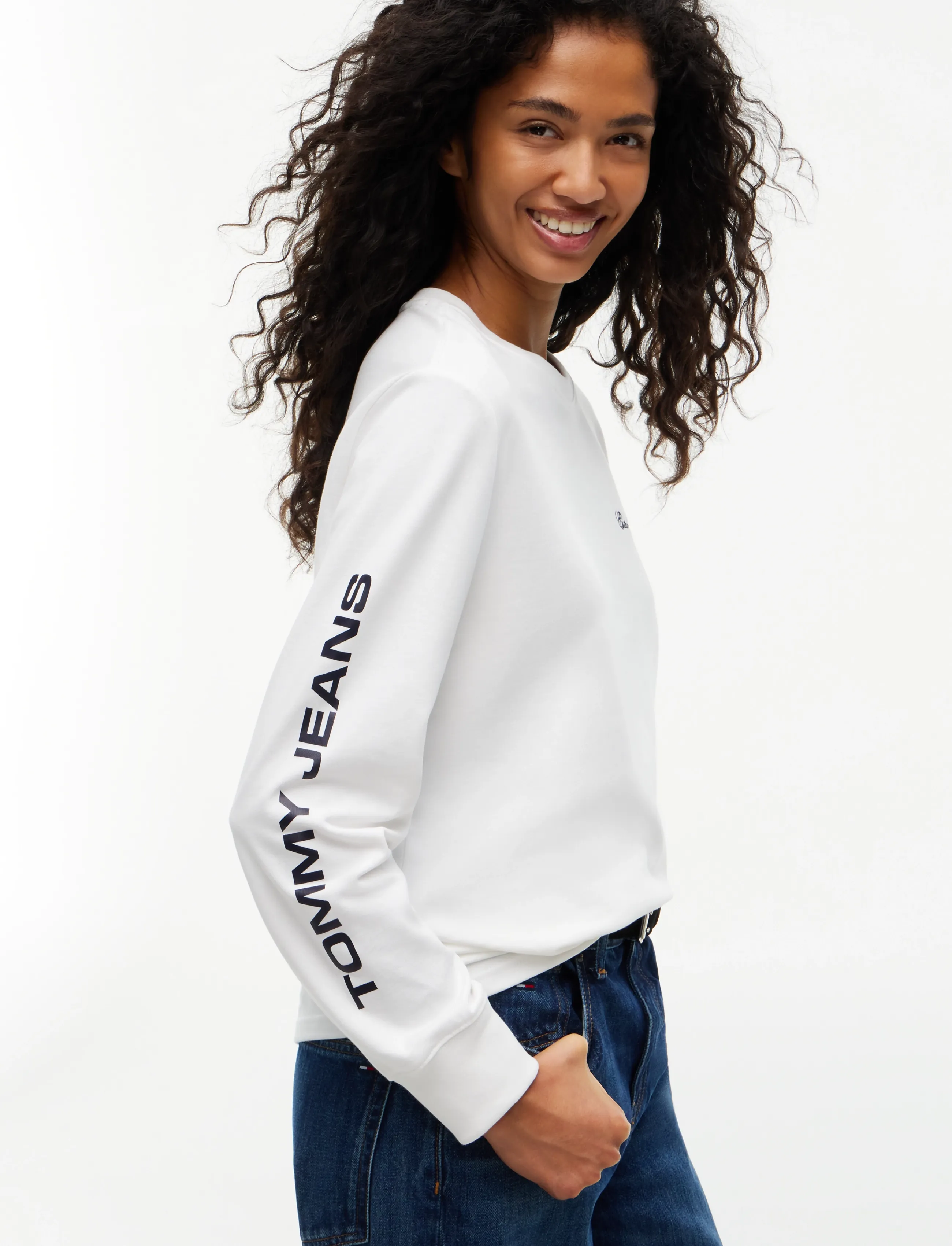 Tommy Jeans - TJW OUTDOORS TEE - sweatshirts - ecru - 3