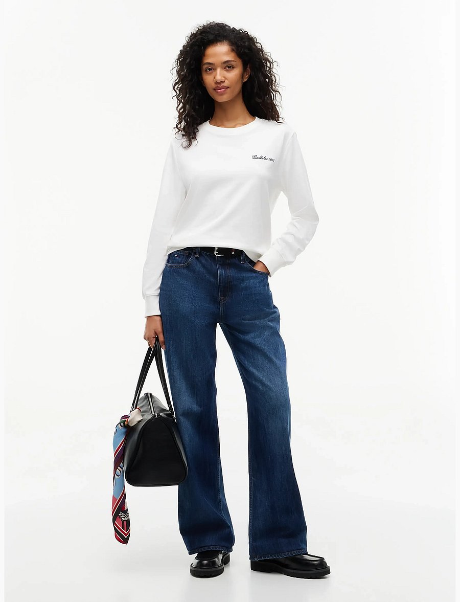 Tommy Jeans - TJW OUTDOORS TEE - sweatshirts - ecru - 4