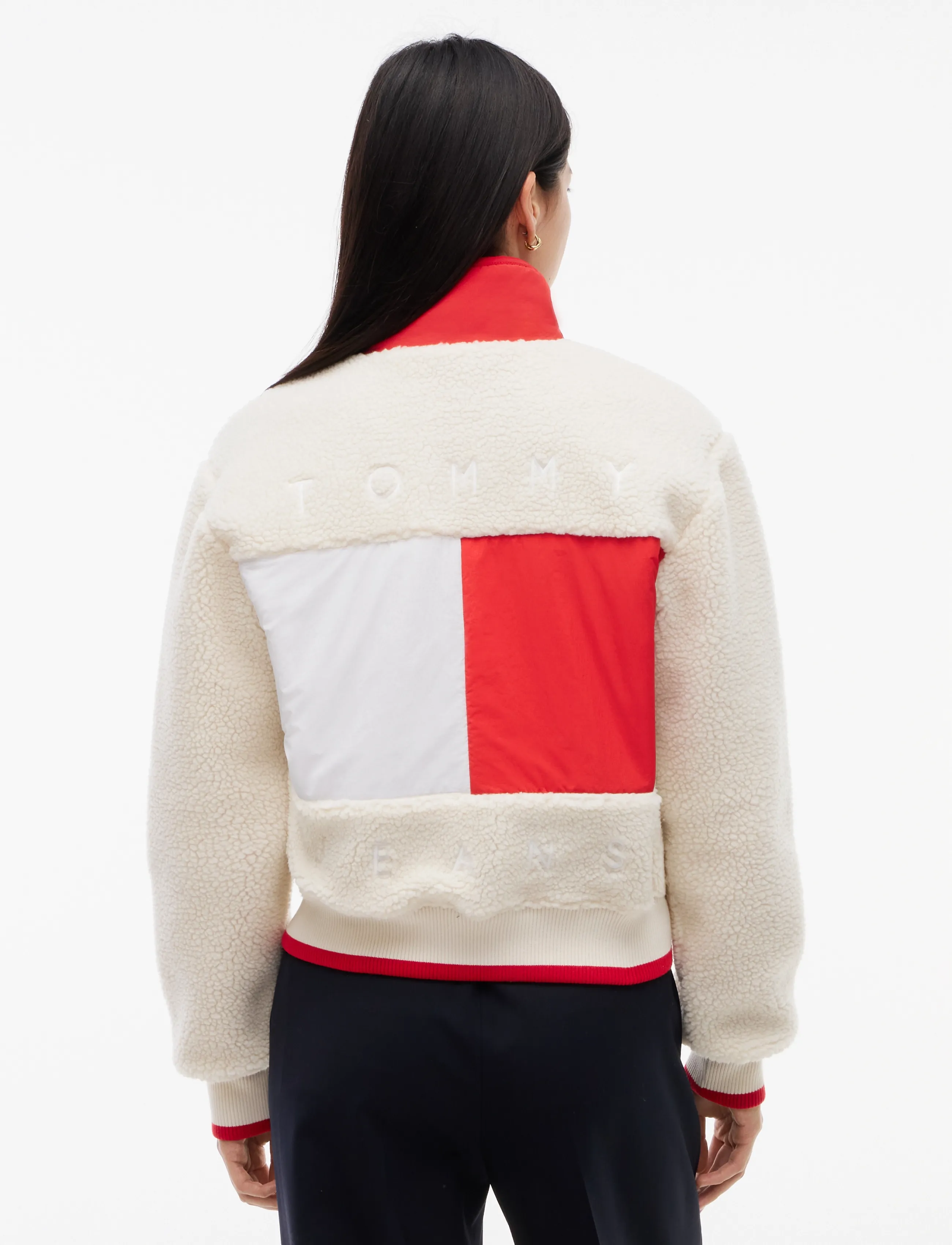 Tommy Jeans - TJW OUTDOORS FLEECE ZIP JACKET - off white - 2
