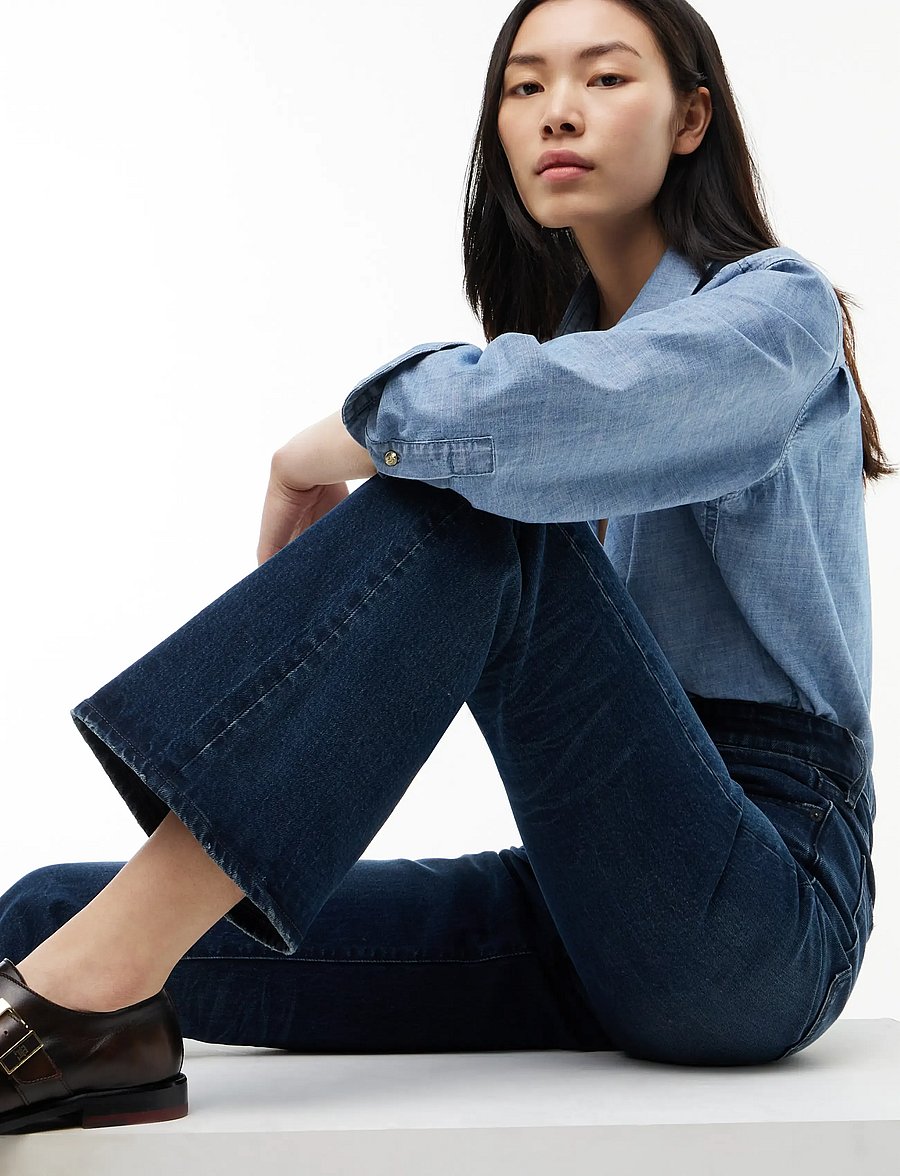 Tommy Jeans - SYLVIA HIGH RISE BOOTCUT DJ6167 - teksad - blue black - 4