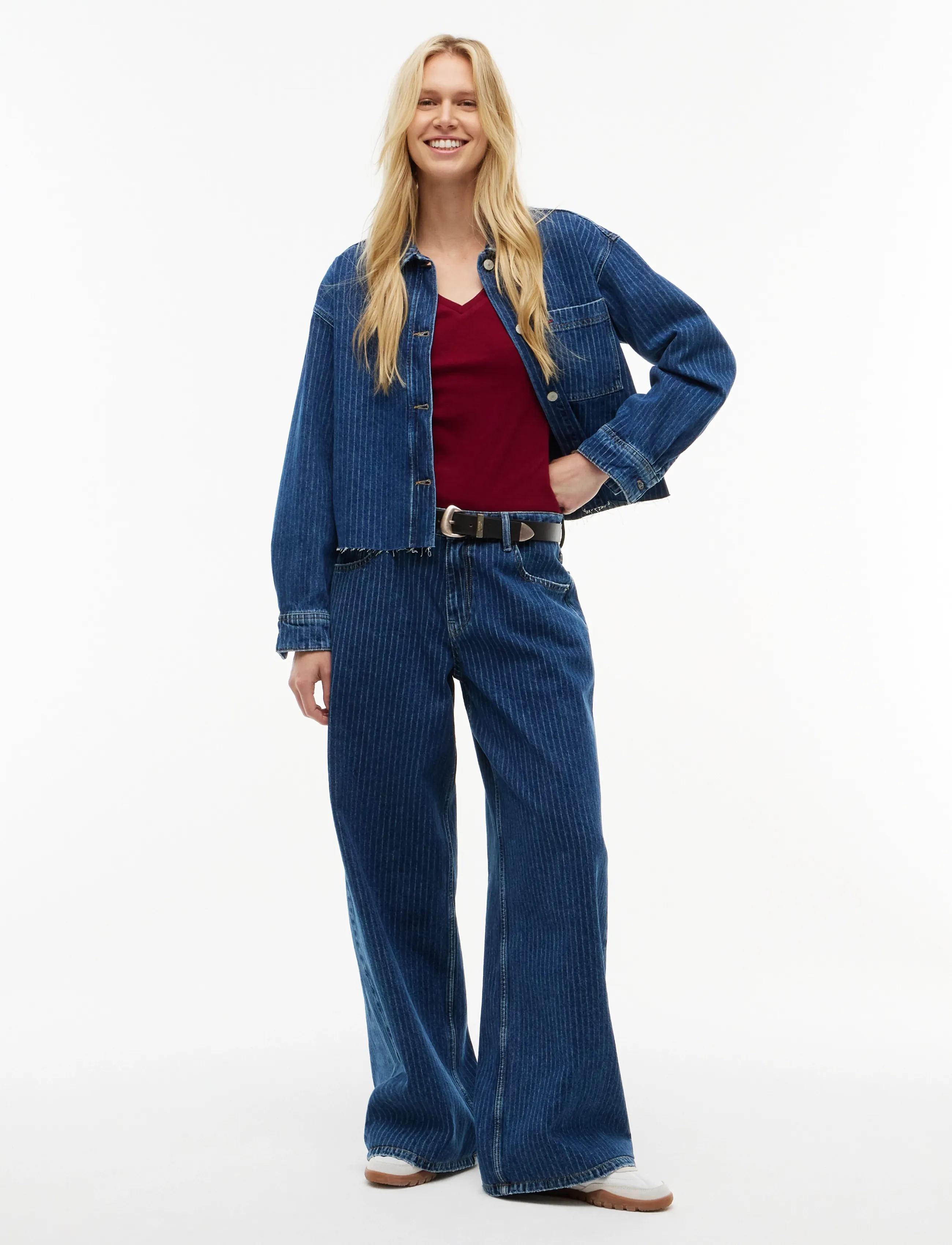 Tommy Jeans - DAISY  LOW RISE LOOSE DJ6055 - wide leg jeans - denim dark - 4