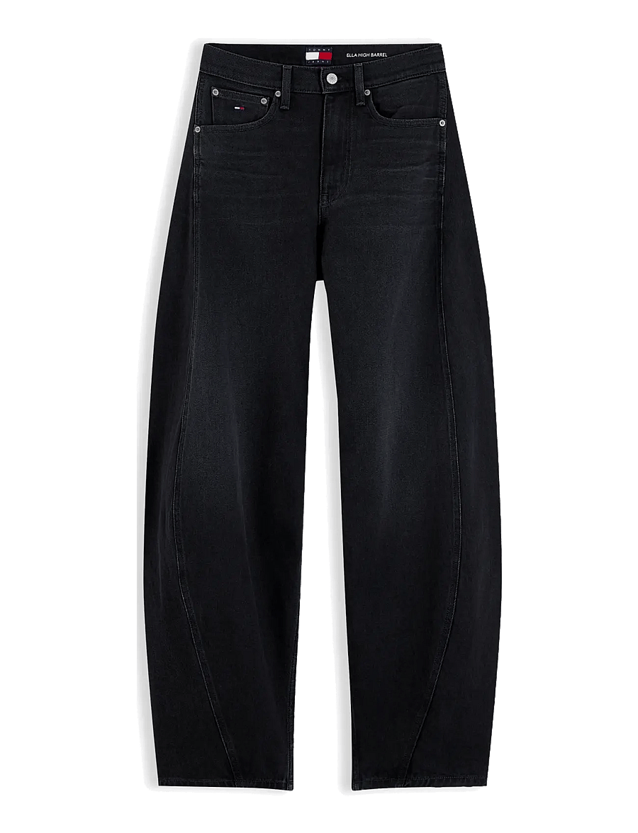 Tommy Jeans - ELLA HIGH RISE BARREL DJ5181 - barrel-teksad - denim black - 1