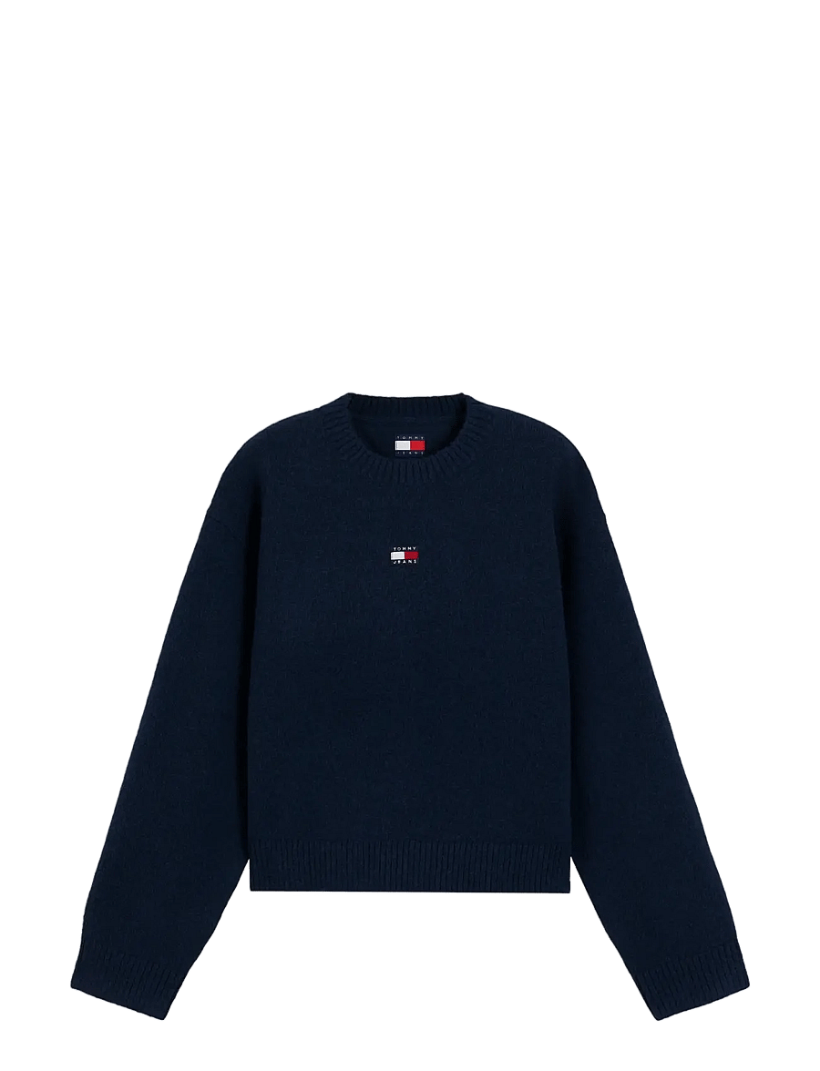 Tommy Jeans - TJW FLUFFY BADGE SWEATER EXT - pullover - dark blue - 1