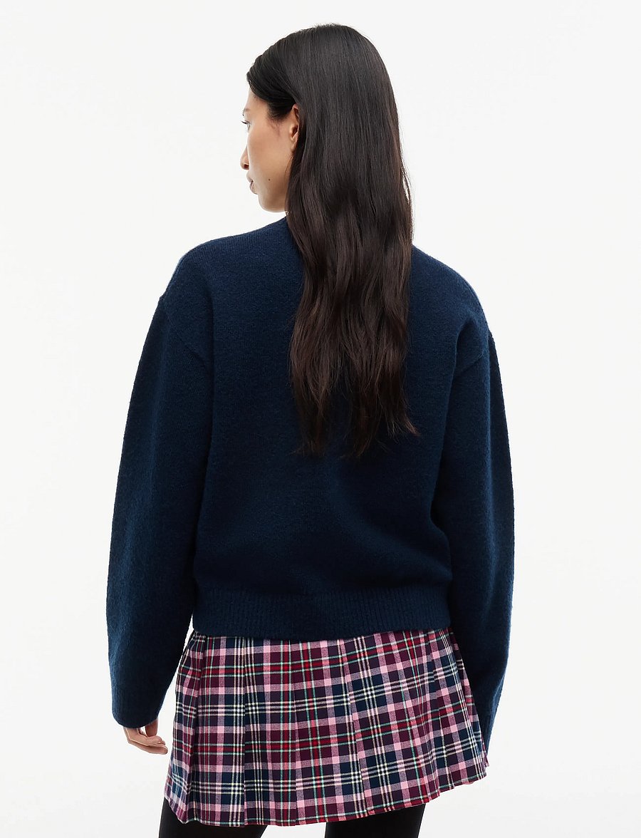 Tommy Jeans - TJW FLUFFY BADGE SWEATER EXT - pullover - dark blue - 2