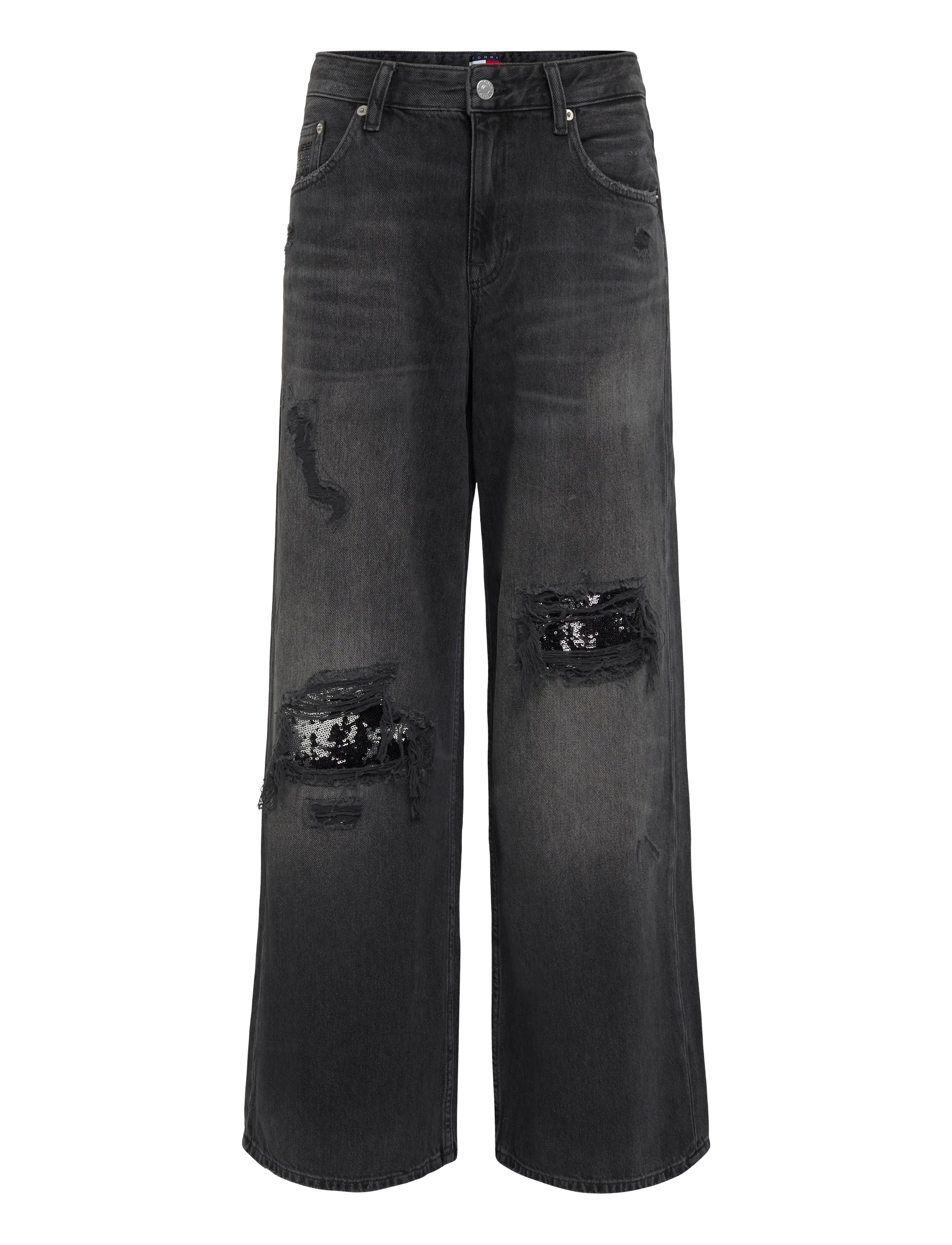 Tommy Jeans - DAISY  LOW RISE LOOSE DJ2083 - vida jeans - denim black - 1