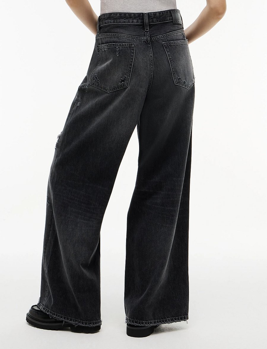Tommy Jeans - DAISY LOW RISE LOOSE DJ2083 - vida jeans - denim black - 3