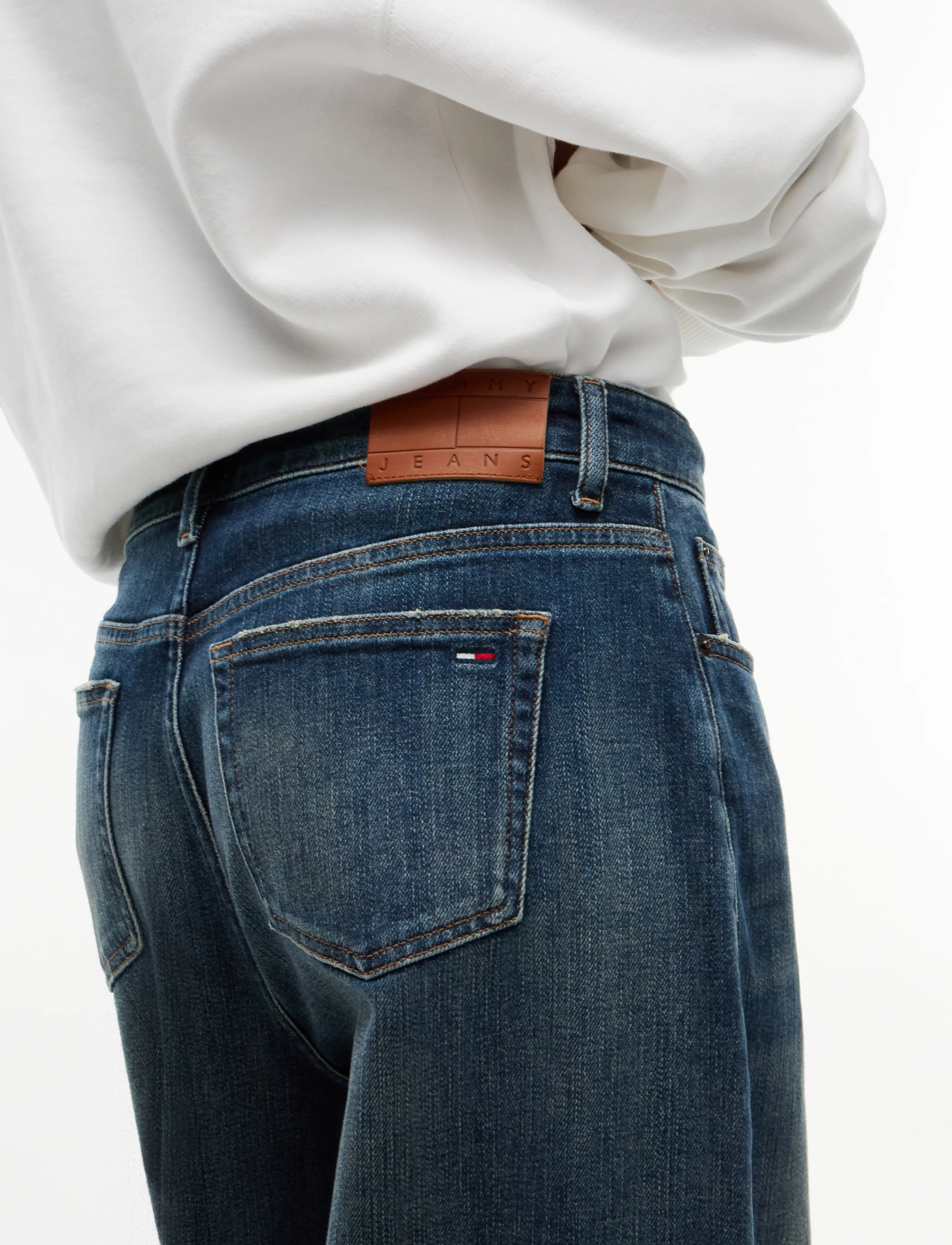Tommy Jeans - JEANIE BALLOON DJ5152 - barrel jeans - denim dark - 5