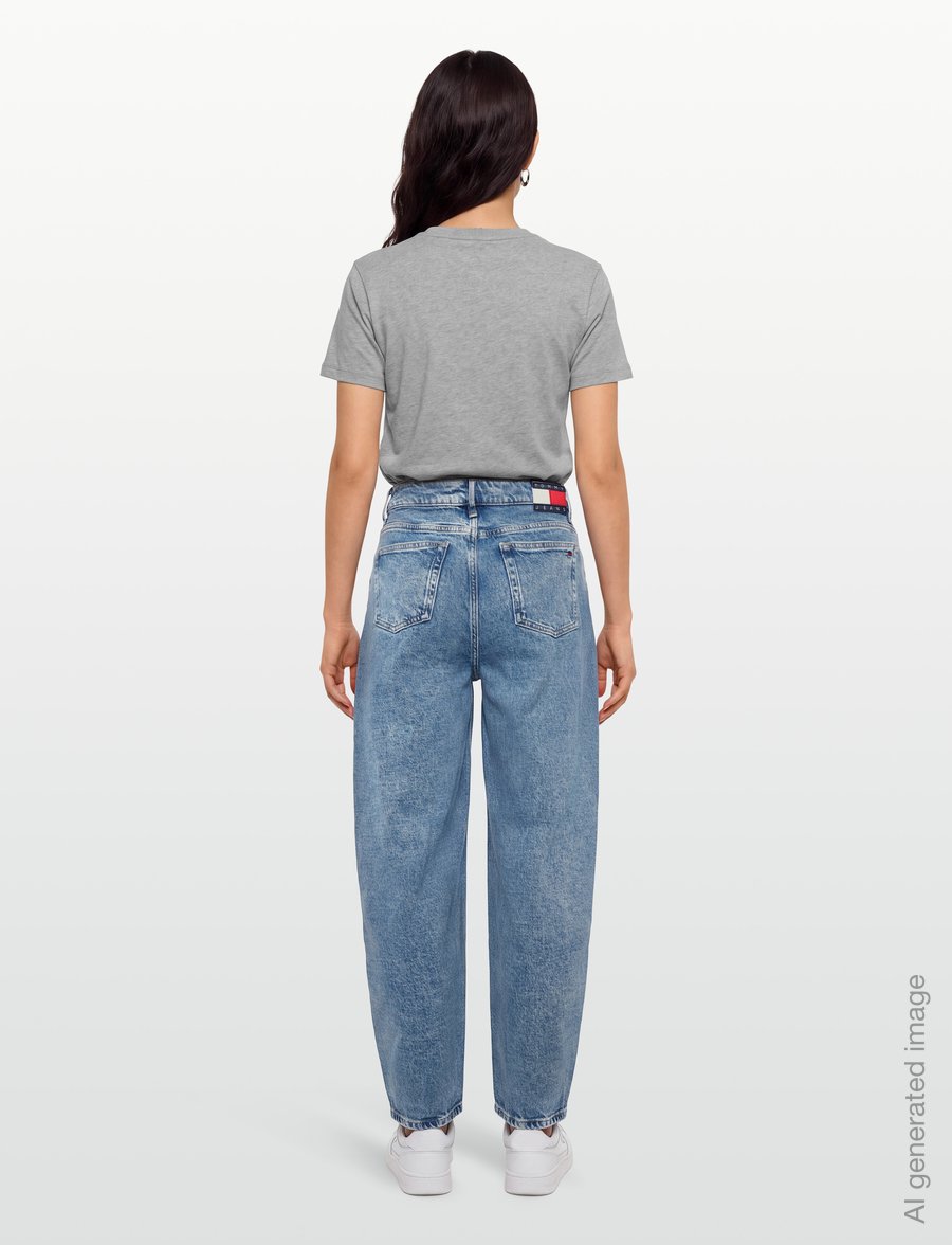Tommy Jeans - JEANIE BALLOON BJ4138 - barrel jeans - denim medium - 4