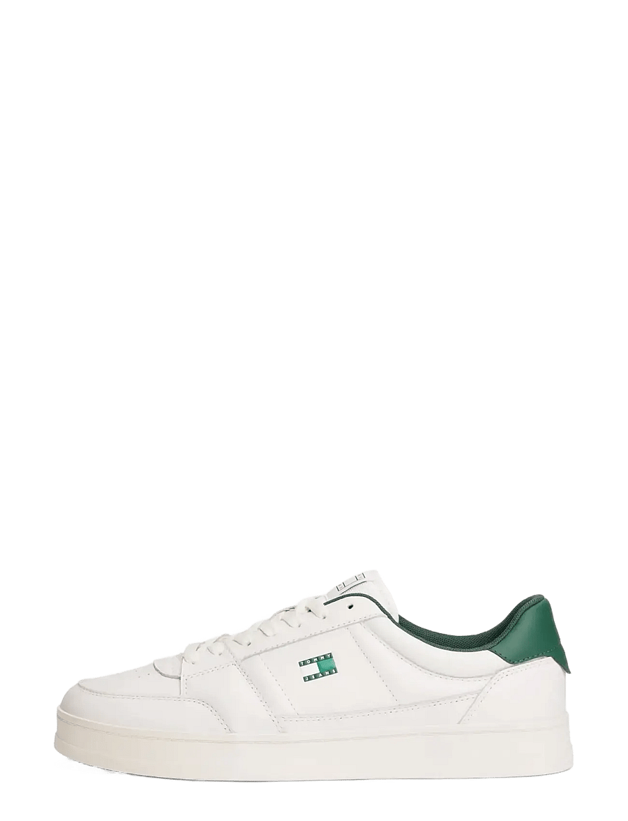 Tommy Jeans - TJM THE GREENWICH NEW ESS - low-top sneaker - ecru shadow pine - 5