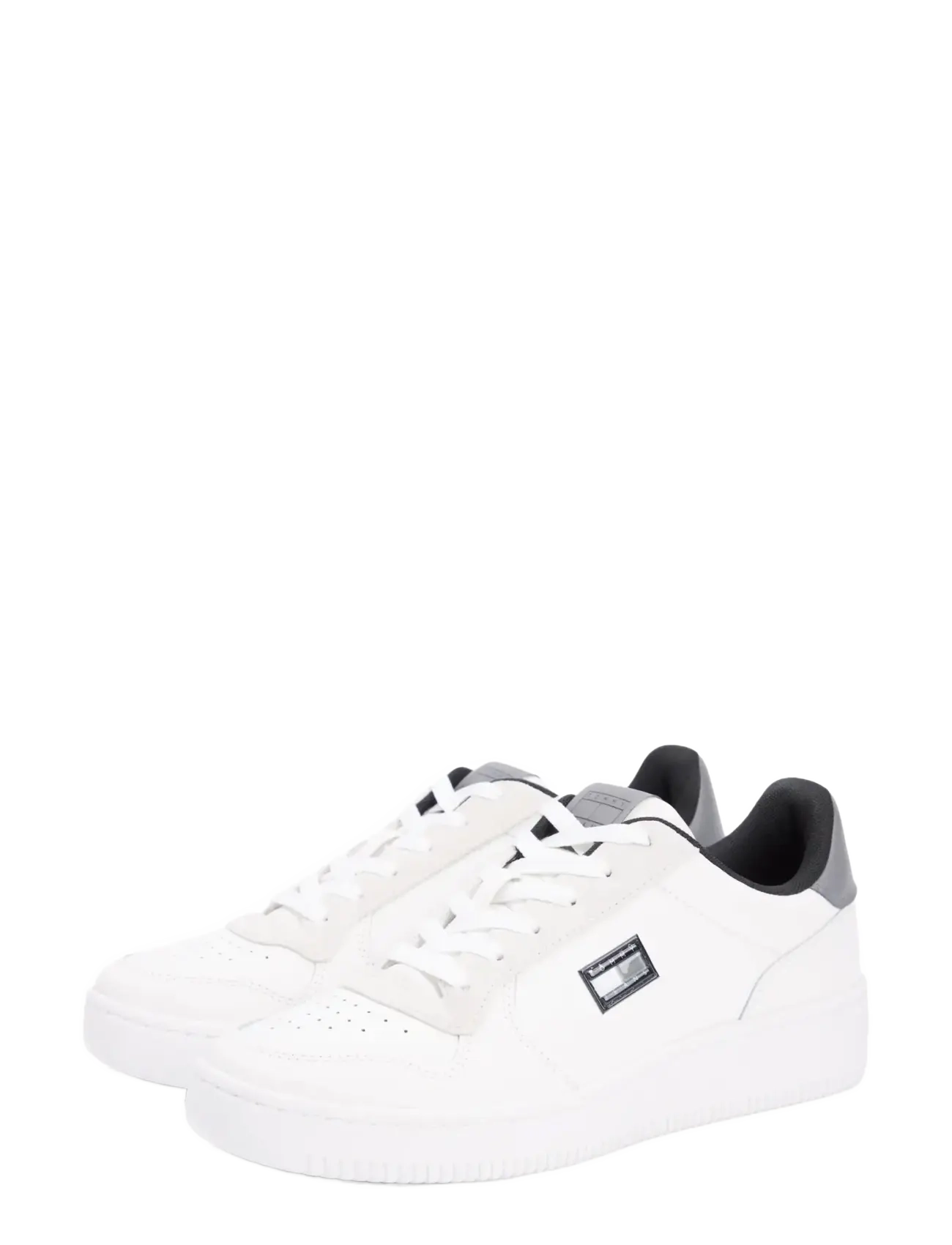 Tommy Jeans - TJM RETRO BASKET - low tops - ecru zinc grey - 1