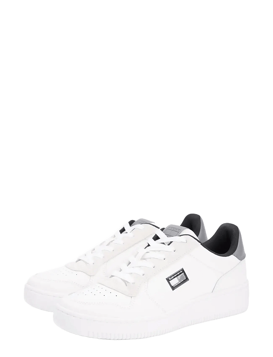 Tommy Jeans - TJM RETRO BASKET - madala säärega - ecru zinc grey - 1