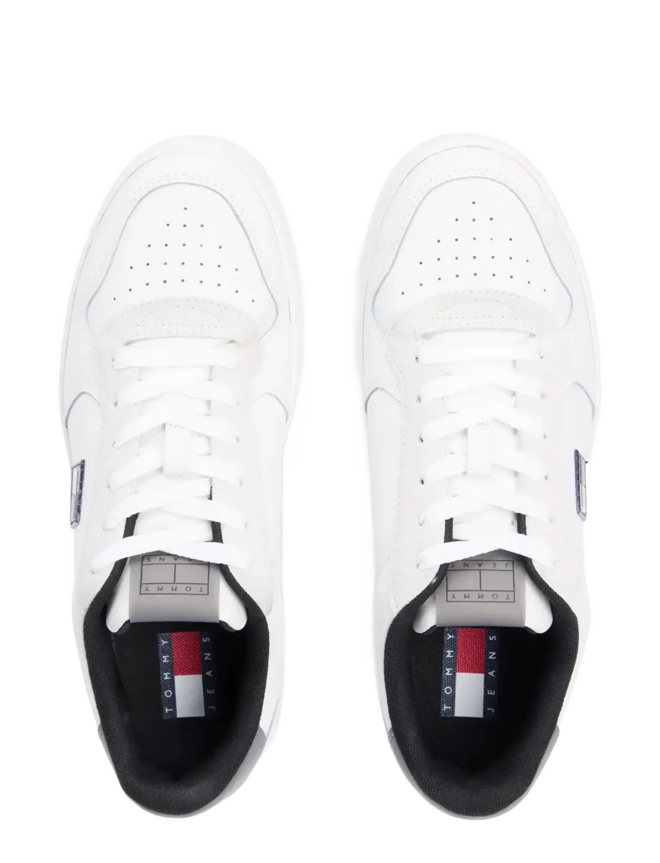 Tommy Jeans - TJM RETRO BASKET - low tops - ecru zinc grey - 3