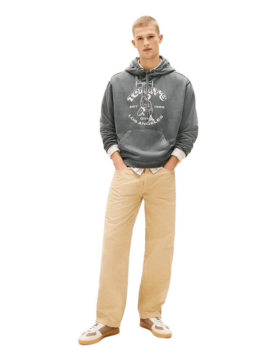 Tommy Jeans - THE GREENWiCH EDGE SUEDE - niedriger schnitt - newsprint - 2