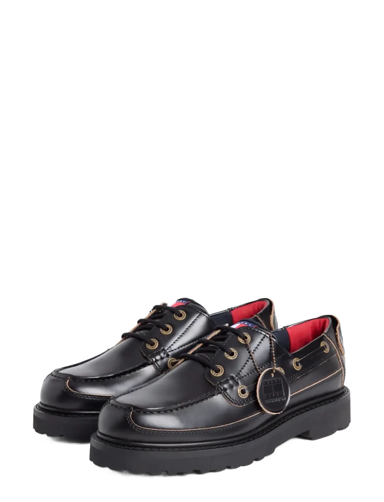 Tommy Jeans - ARCHIVE 01 BOAT SHOE LTHR - shop efter stil - black - 2